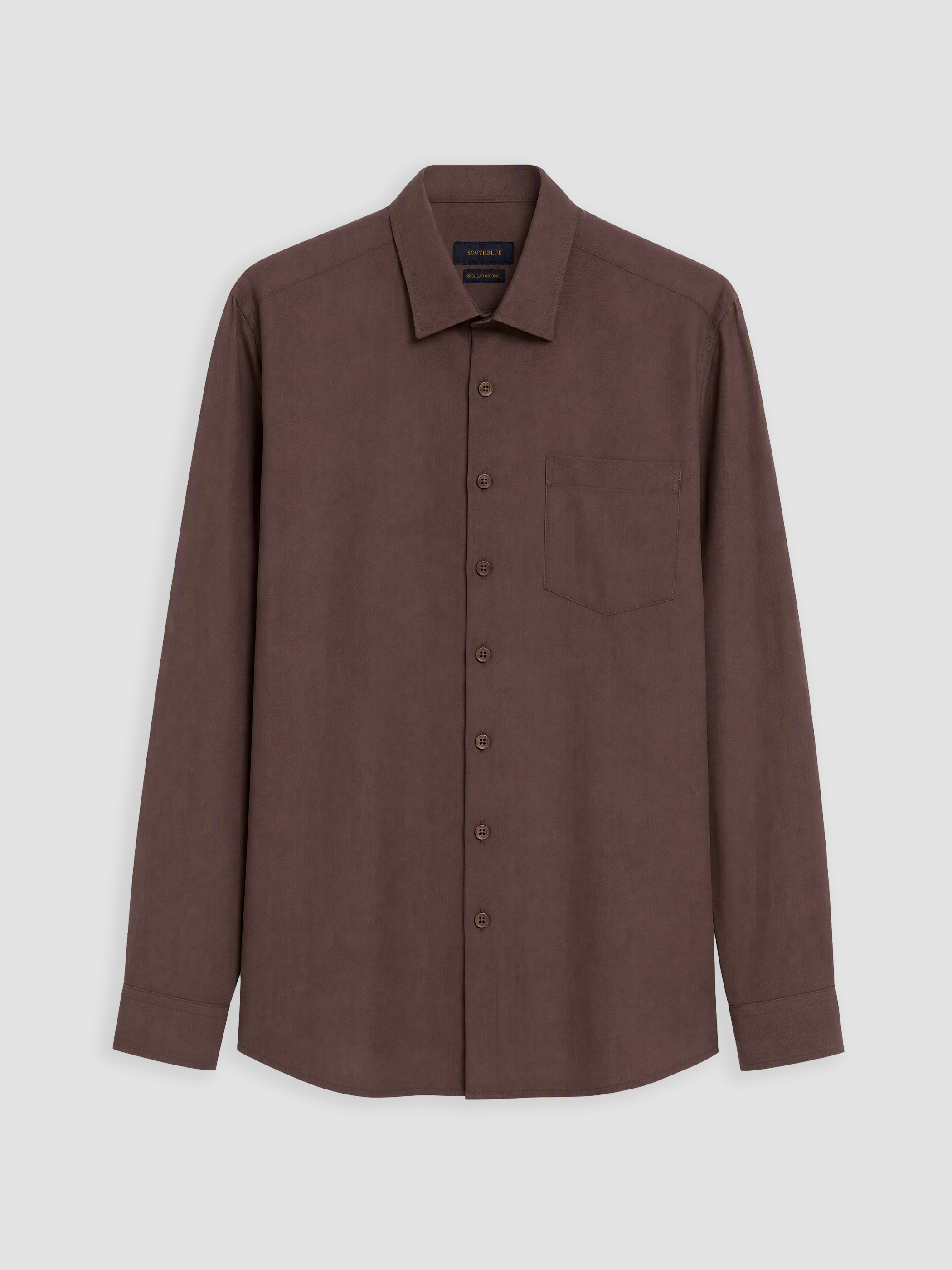 SOUTHBLUE Regular Fit Gabardin Erkek Gömlek görsel 5
