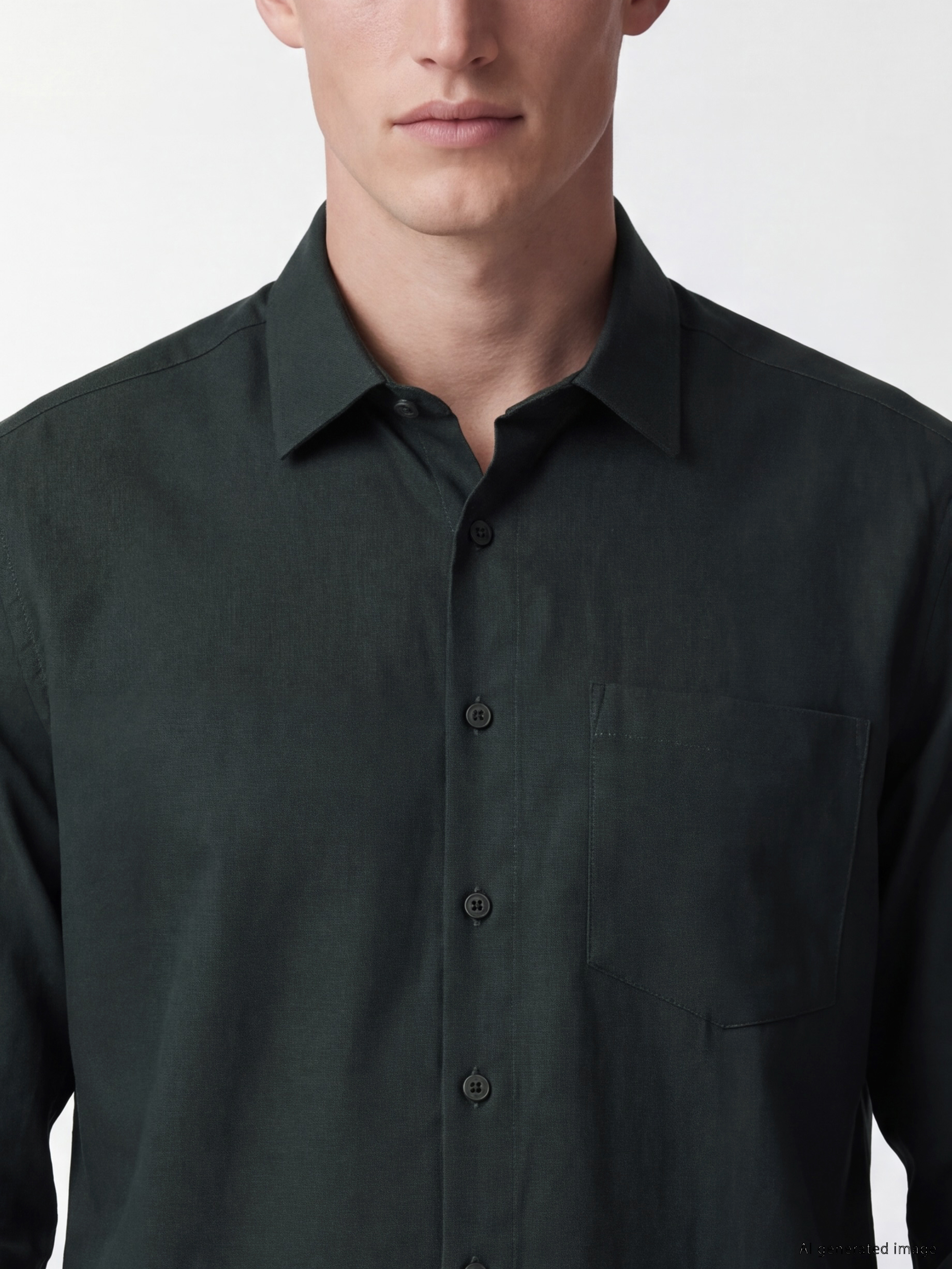 SOUTHBLUE Regular Fit Gabardin Erkek Gömlek görsel 3
