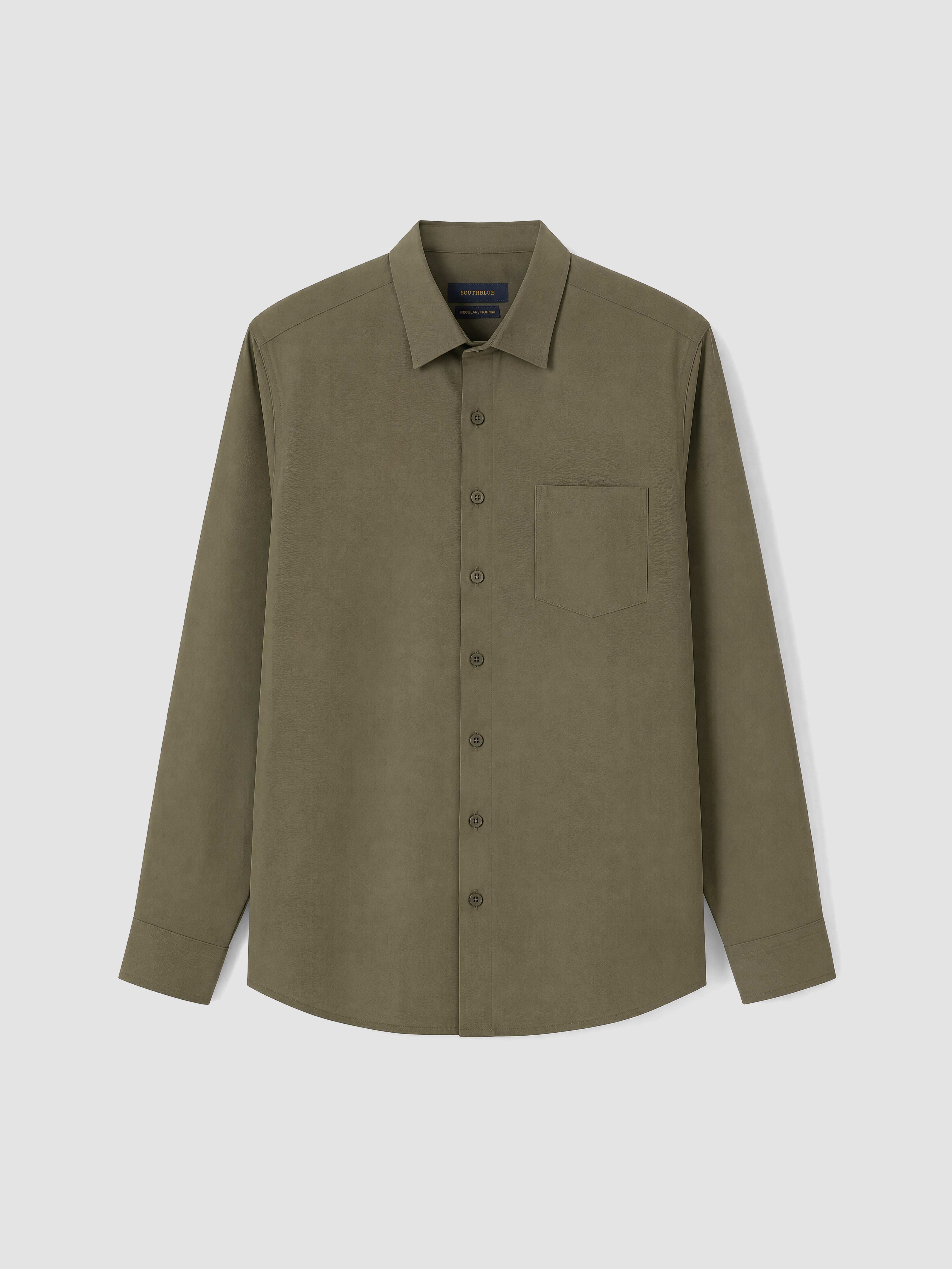 SOUTHBLUE Regular Fit Gabardin Erkek Gömlek görsel 5