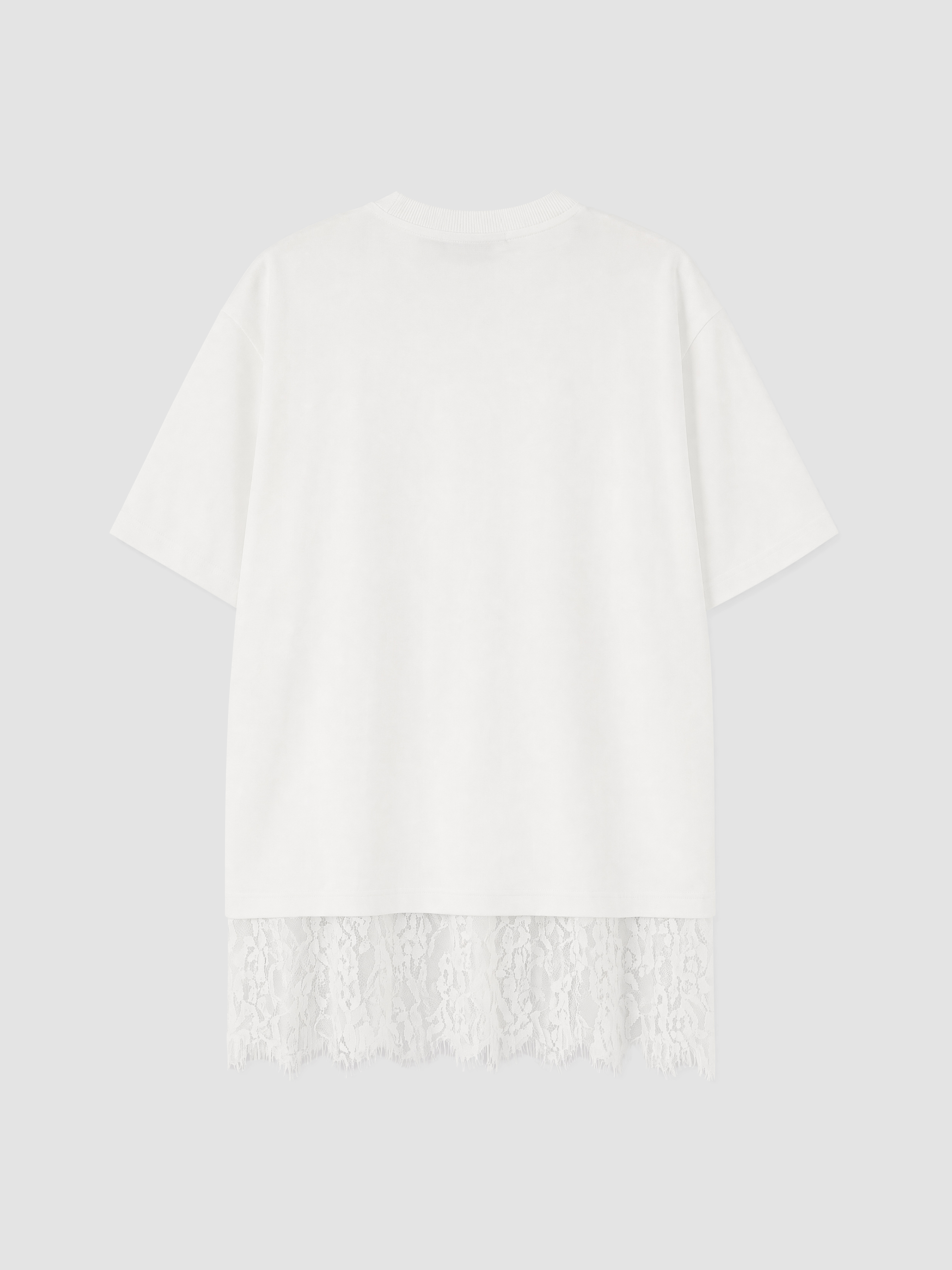 LCW Modest Bisiklet Yaka Dantelli Bluz görsel 8