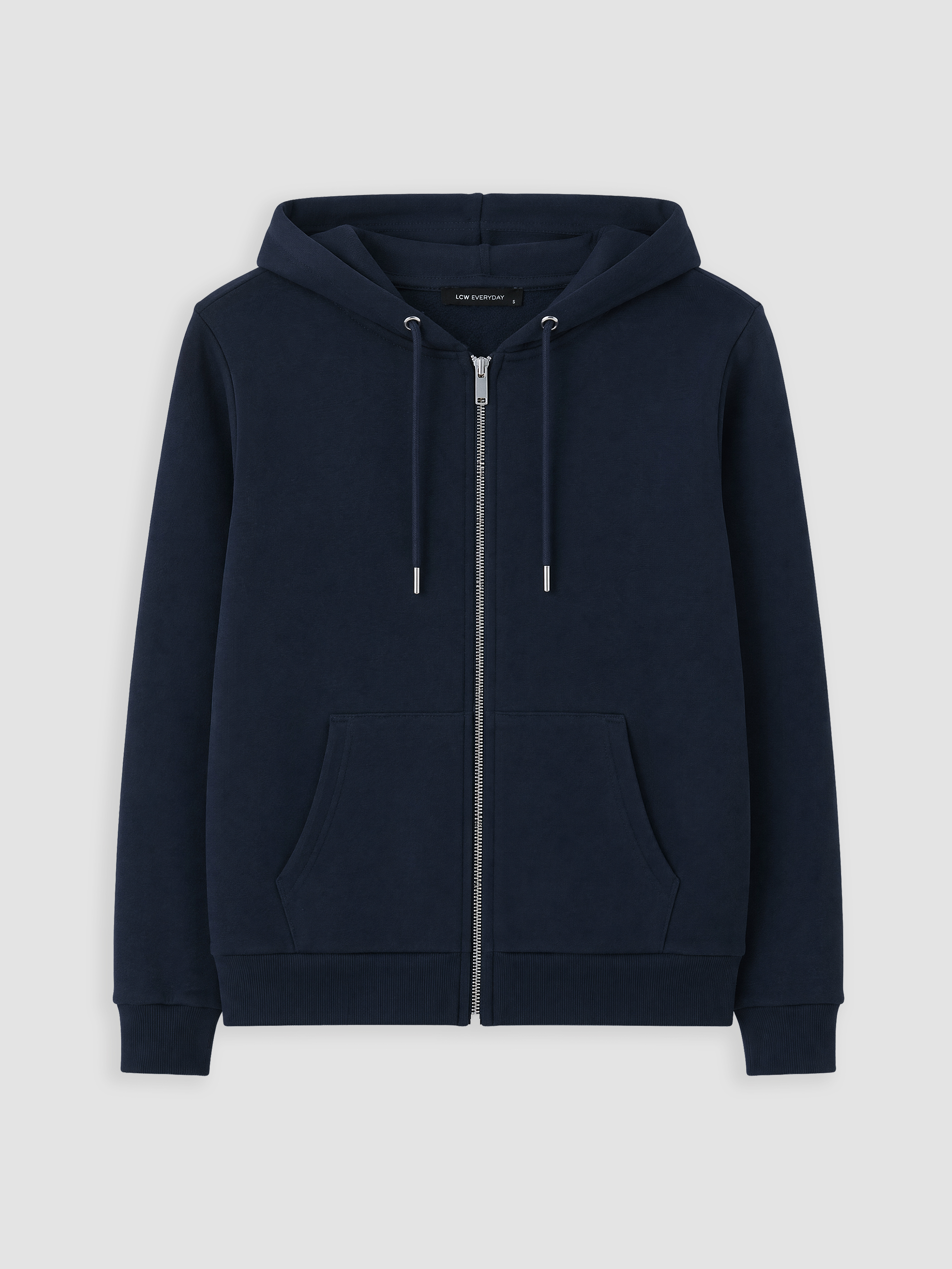 LCW EVERYDAY Kalın Oversize Kadın Fermuarlı Sweatshirt görsel 5