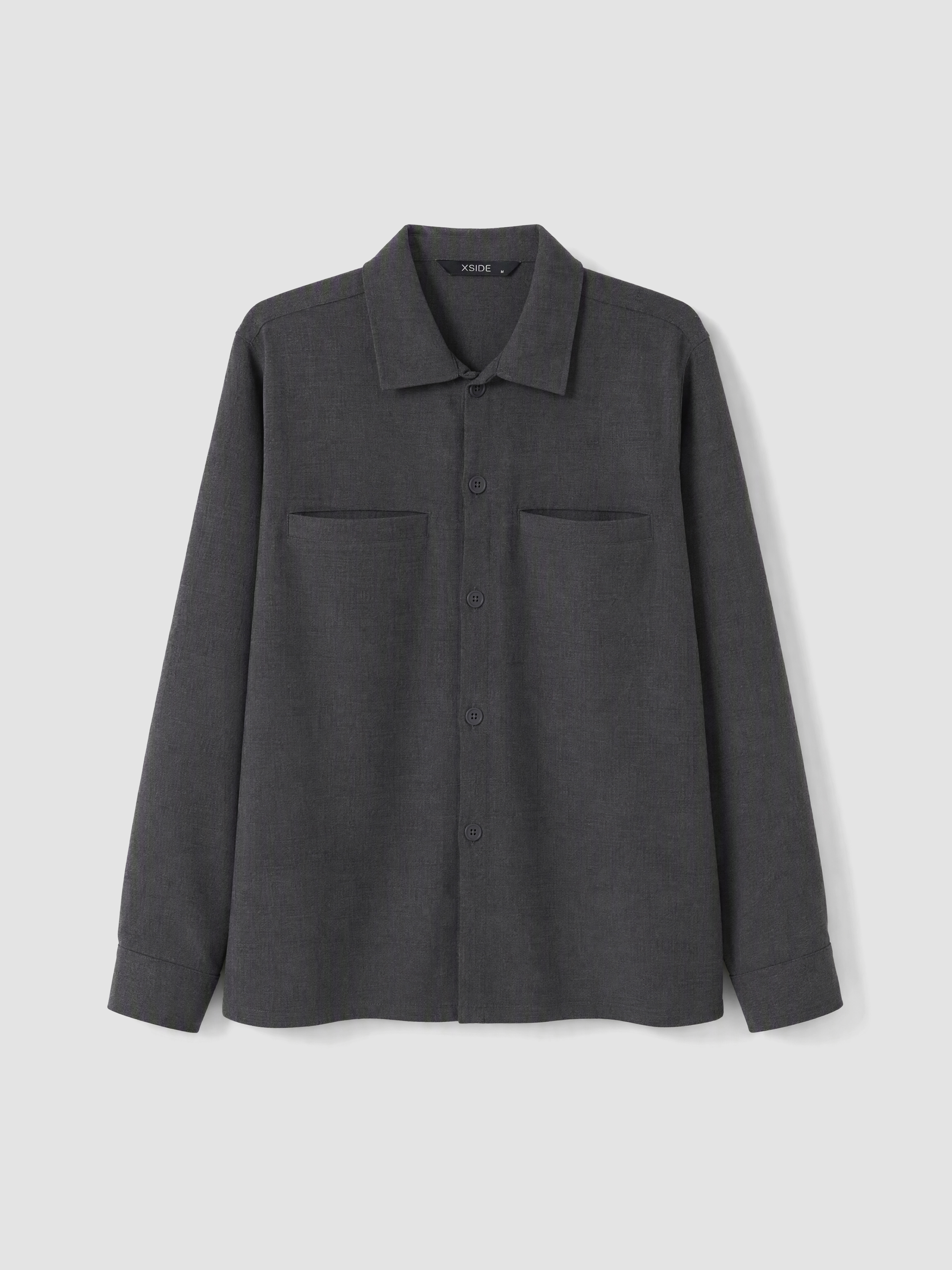 XSIDE Loose Fit Armürlü Erkek Gömlek görsel 5
