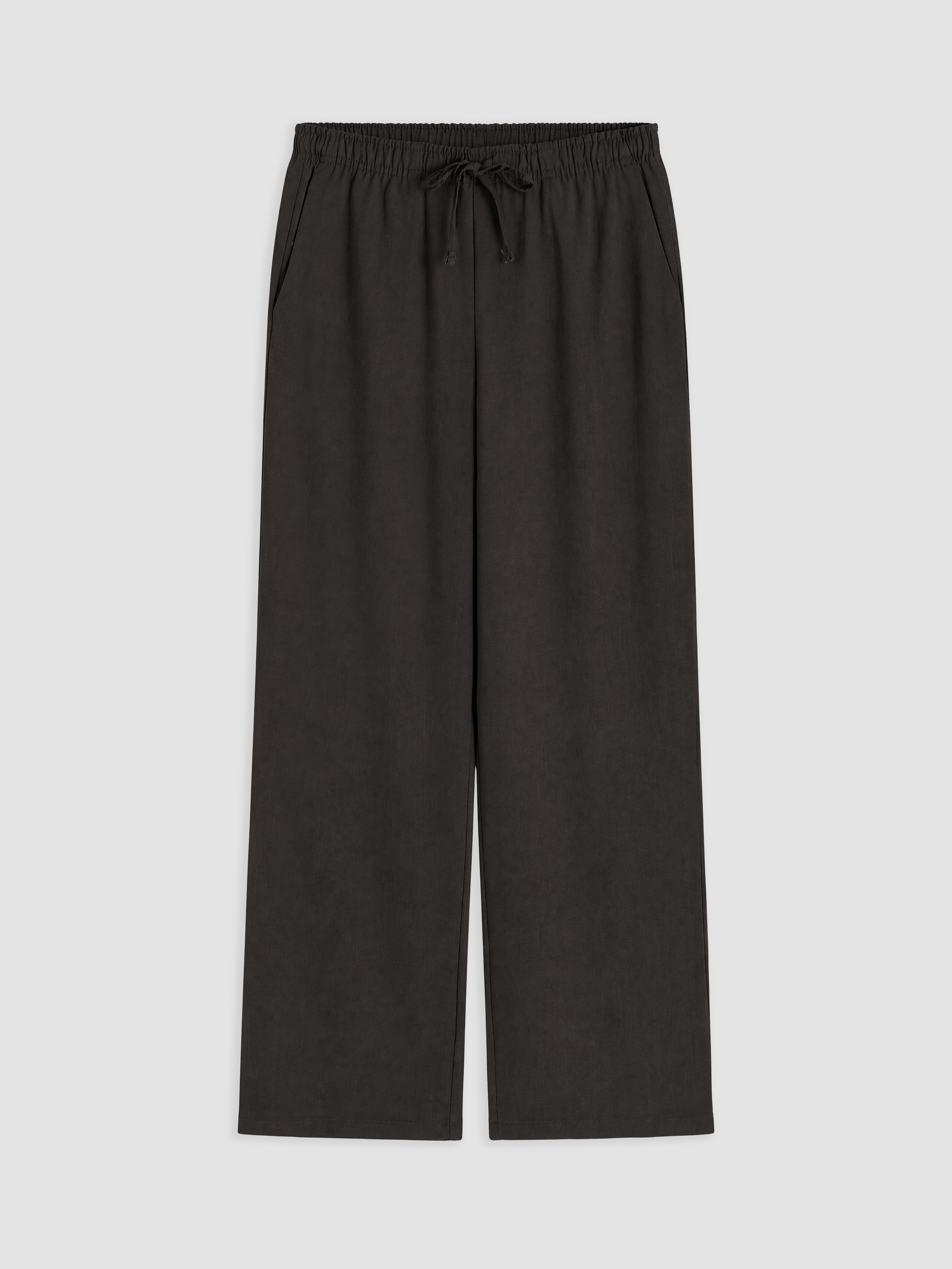 XSIDE Beli Lastikli Geniş Paça Kadın Pantolon görsel 5