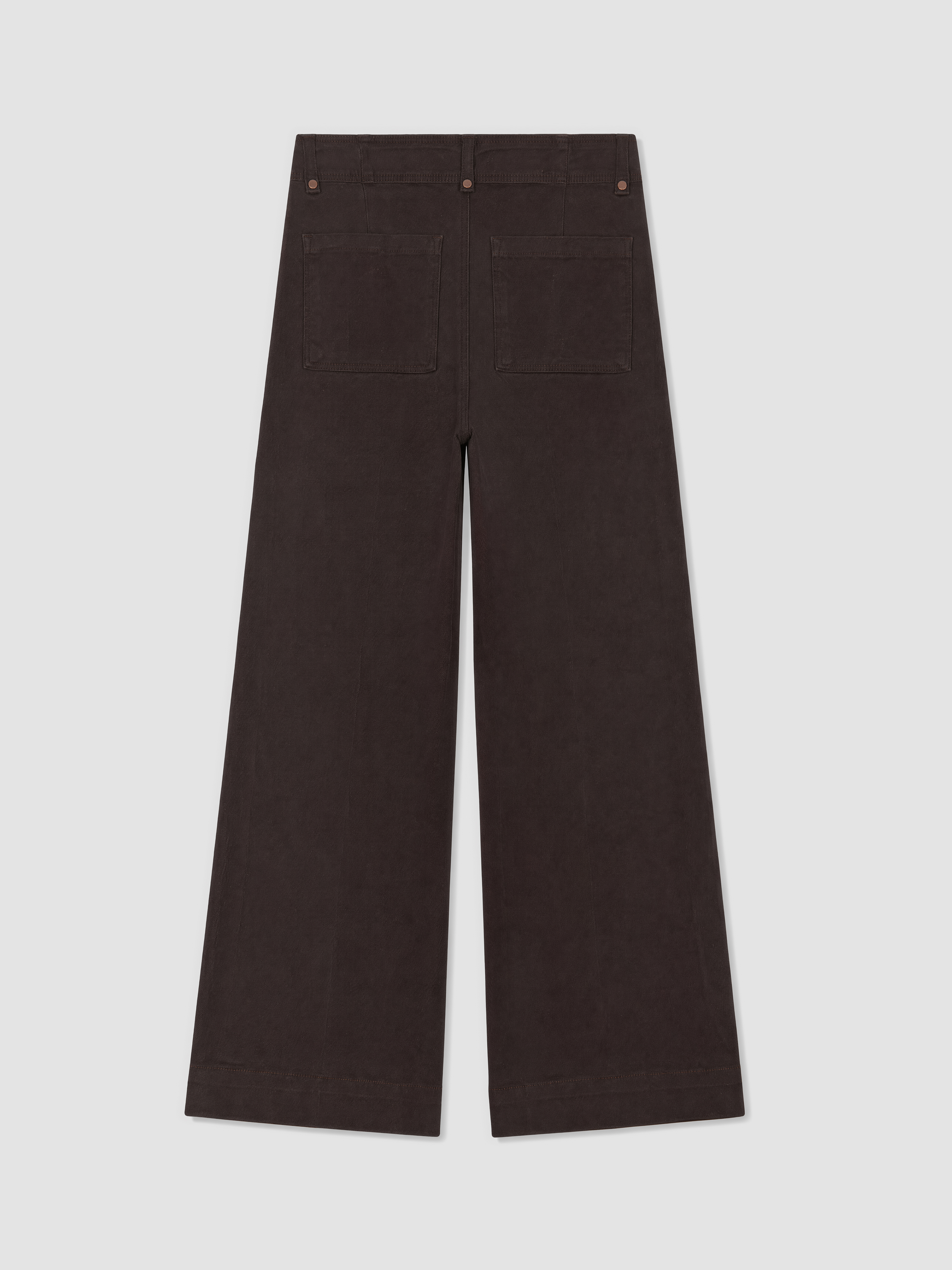 LCW Modest Wideleg Kadın Jean Pantolon görsel 6