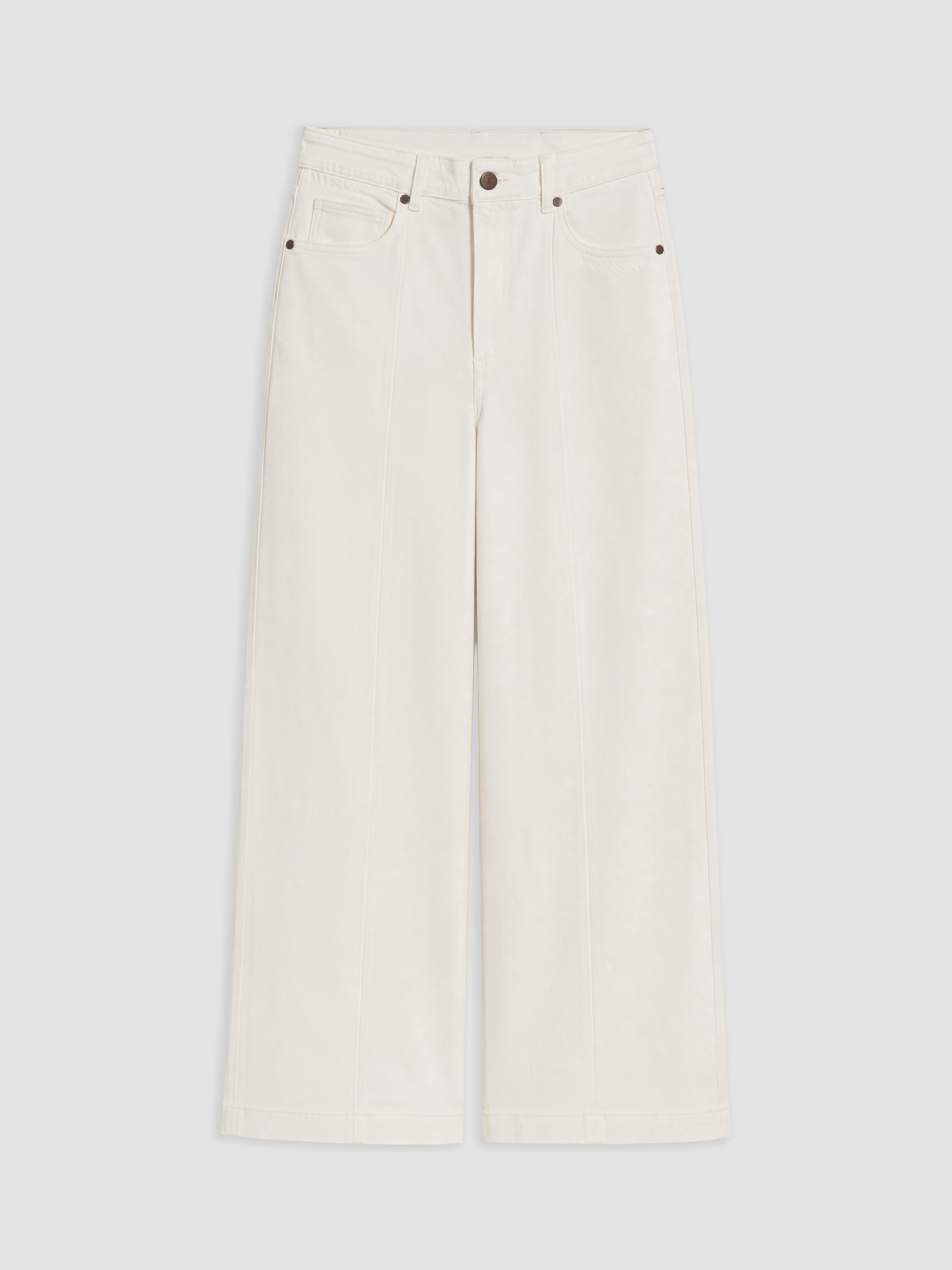 LCW Modest Wideleg Kadın Jean Pantolon görsel 5