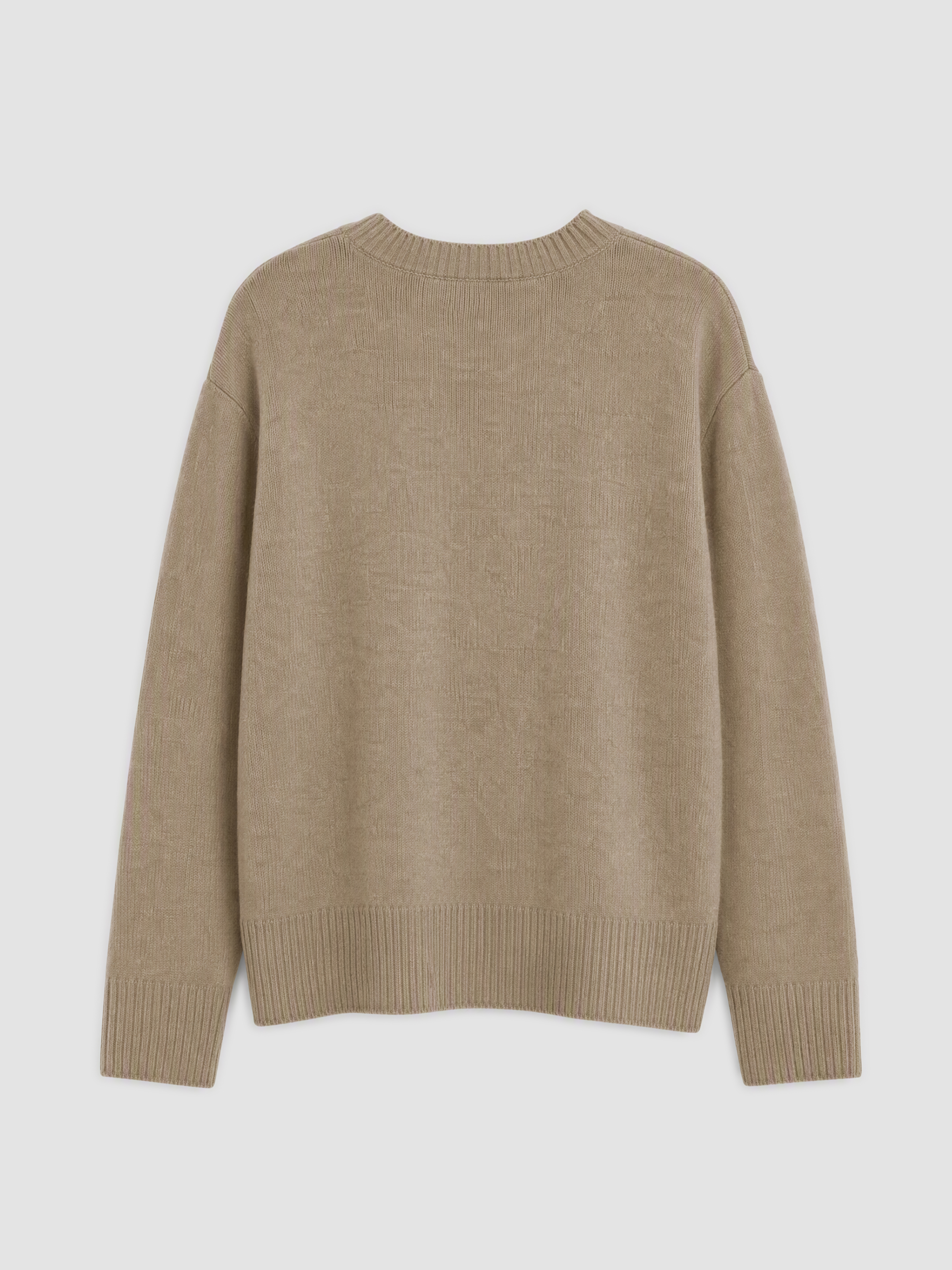 XSIDE Bisiklet Yaka Oversize Kadın Triko Kazak görsel 6
