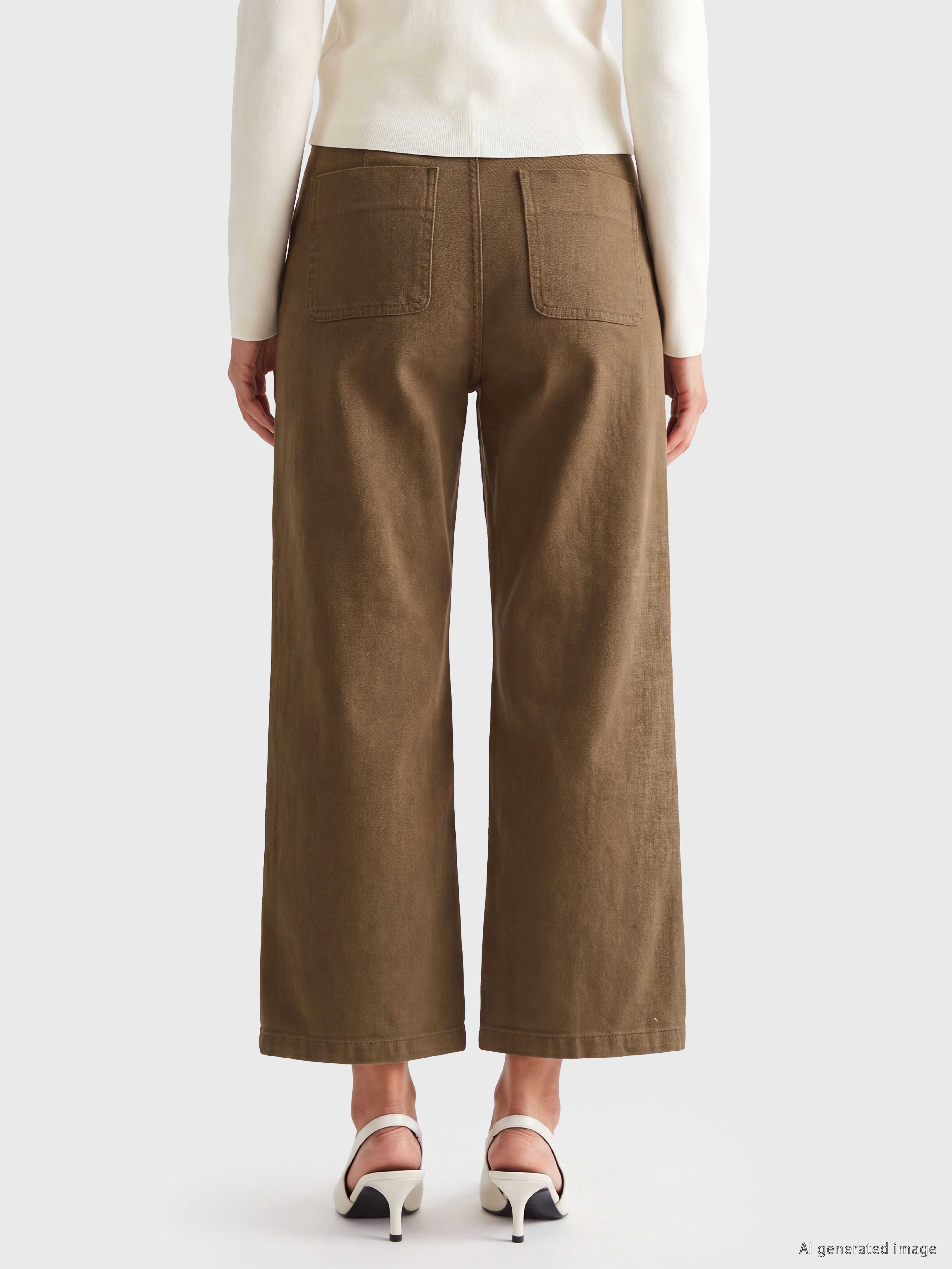 LC WAIKIKI Culotte Fit Kadın Jean Pantolon görsel 4
