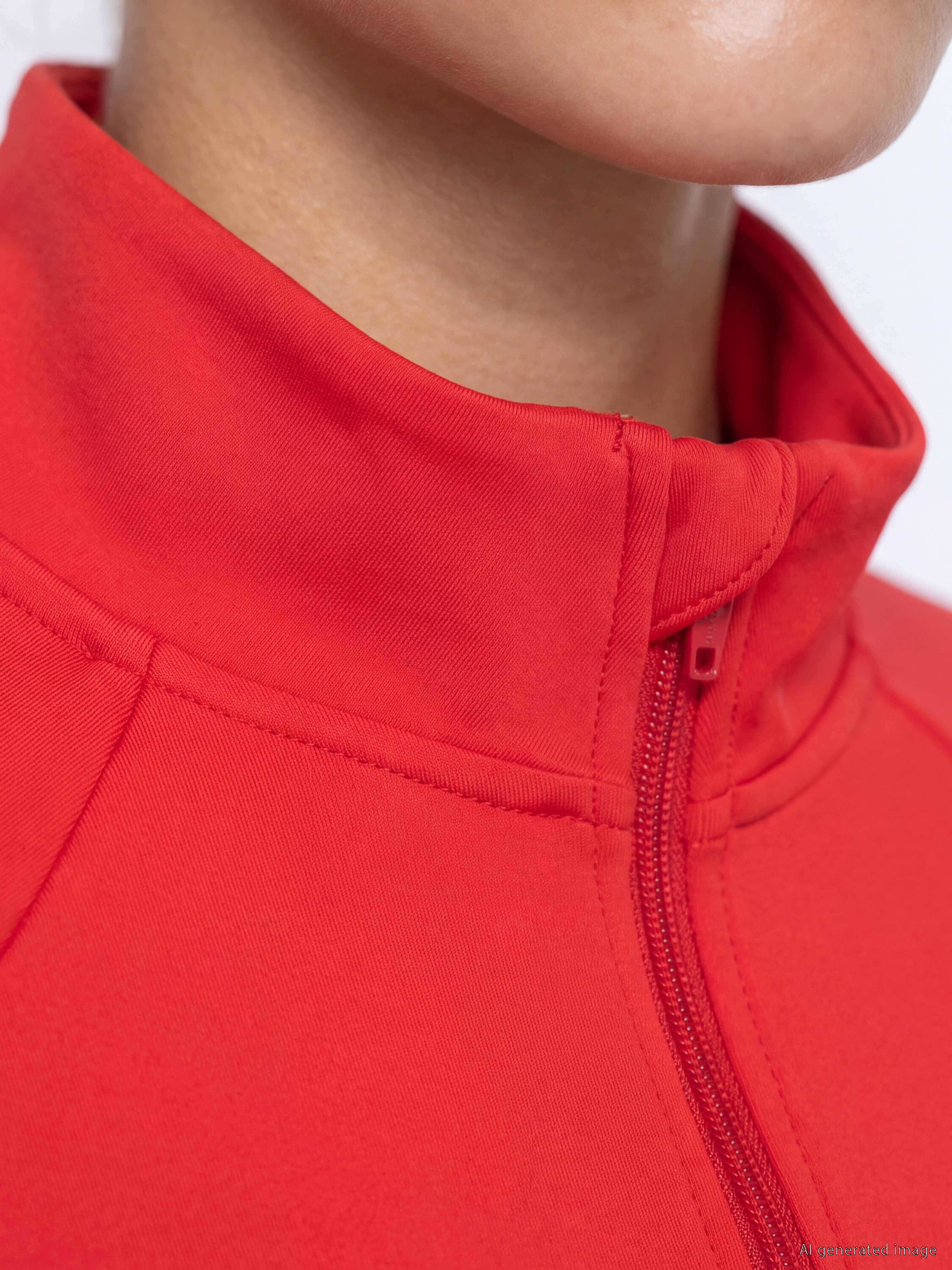 KOOR SPORT Dik Yaka Kadın Fermuarlı Sweatshirt görsel 3