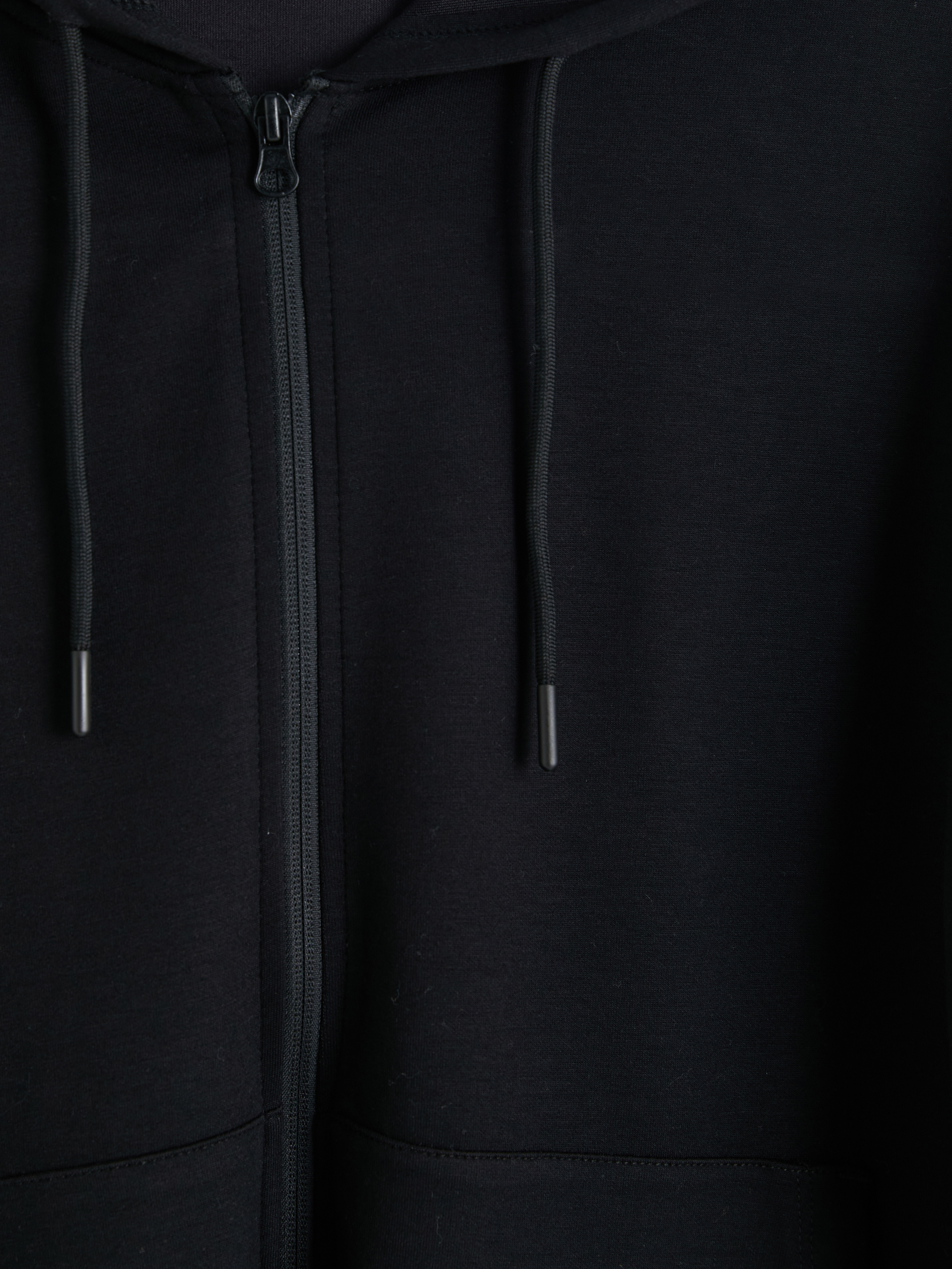 KOOR SPORT Kapüşonlu Soft Touch Oversize Kadın Fermuarlı Sweatshirt görsel 7