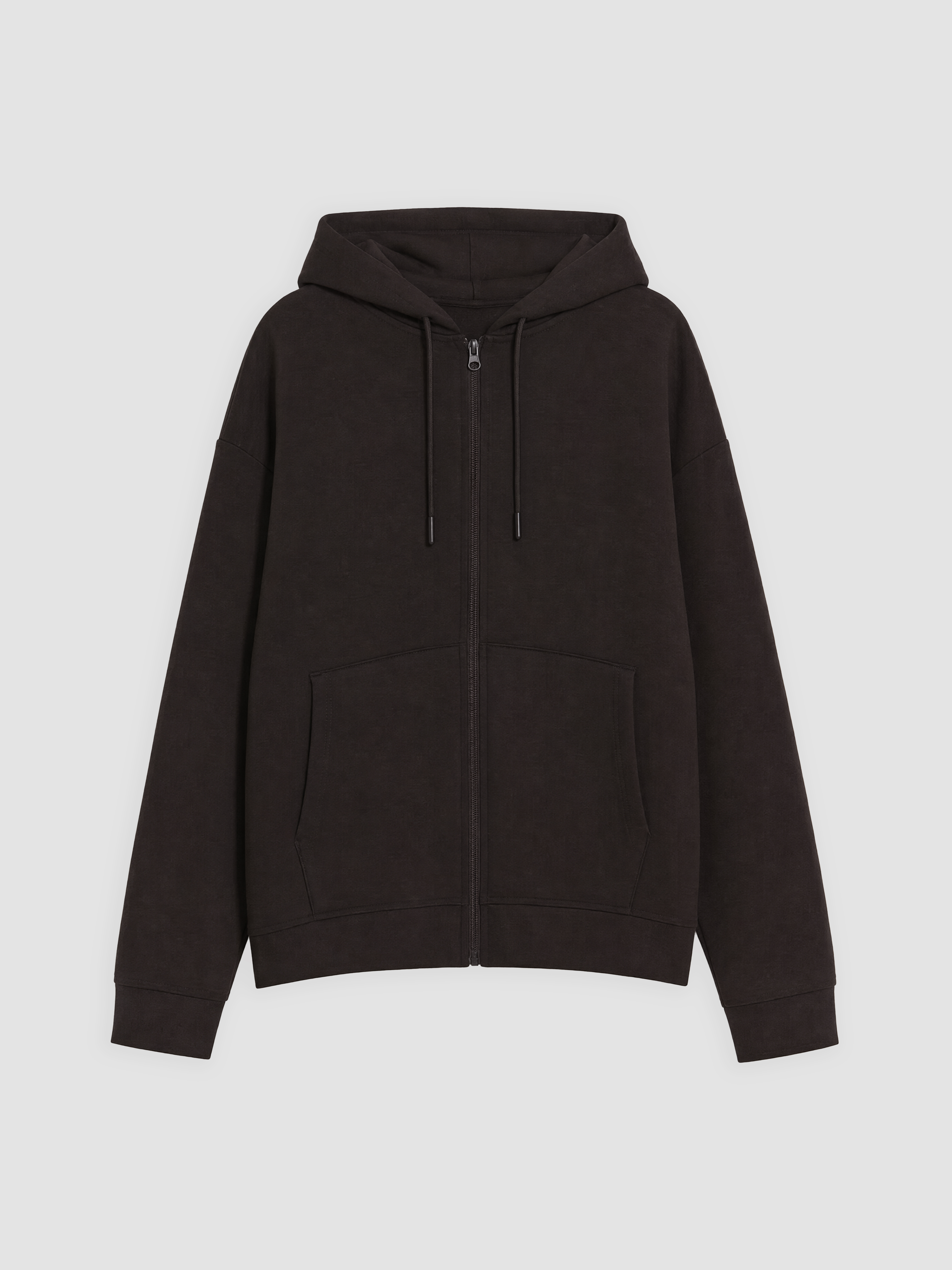 KOOR SPORT Kapüşonlu Soft Touch Oversize Kadın Fermuarlı Sweatshirt görsel 5