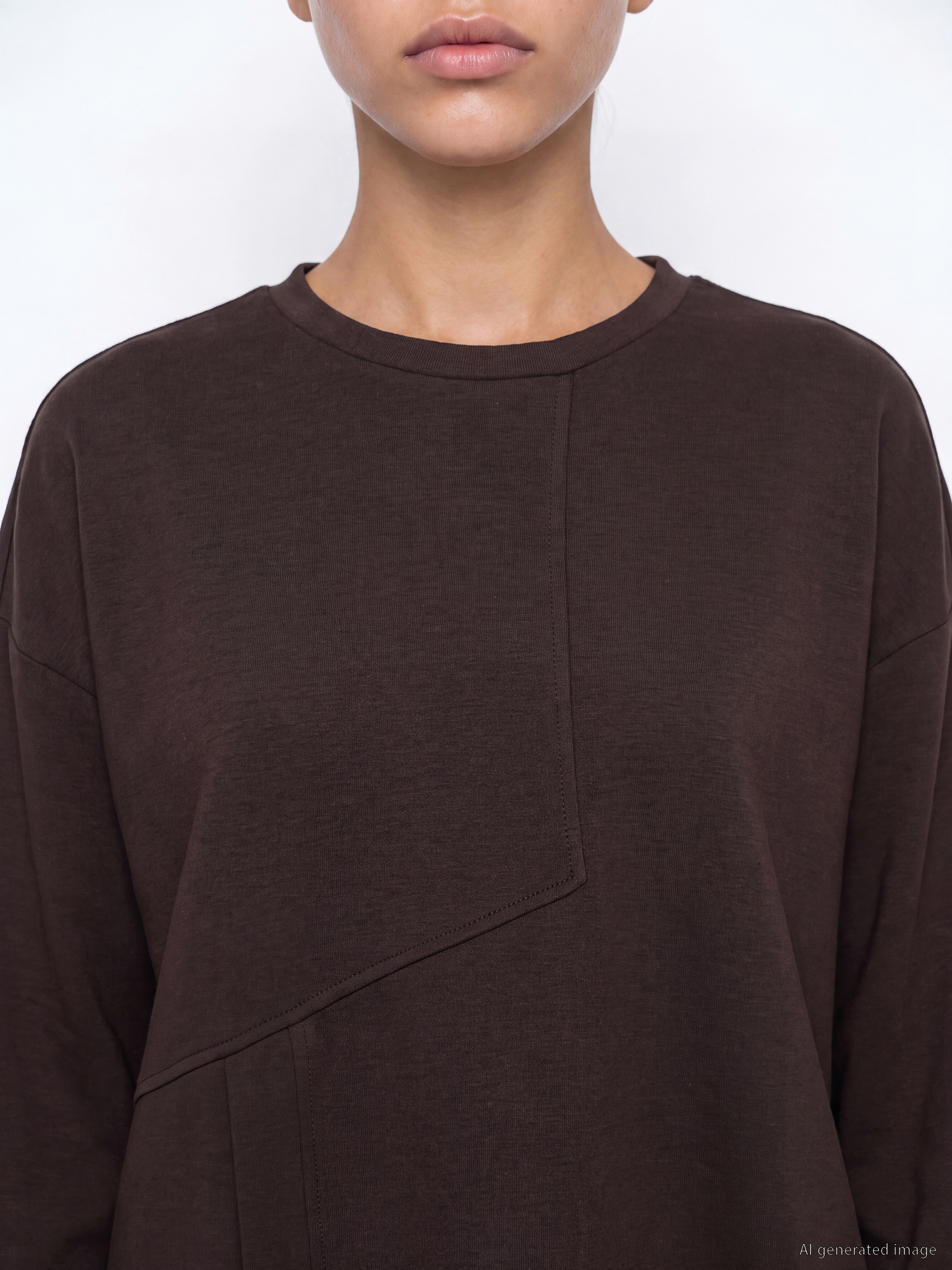 KOOR SPORT Soft Touch Oversize Kadın Sweatshirt görsel 3