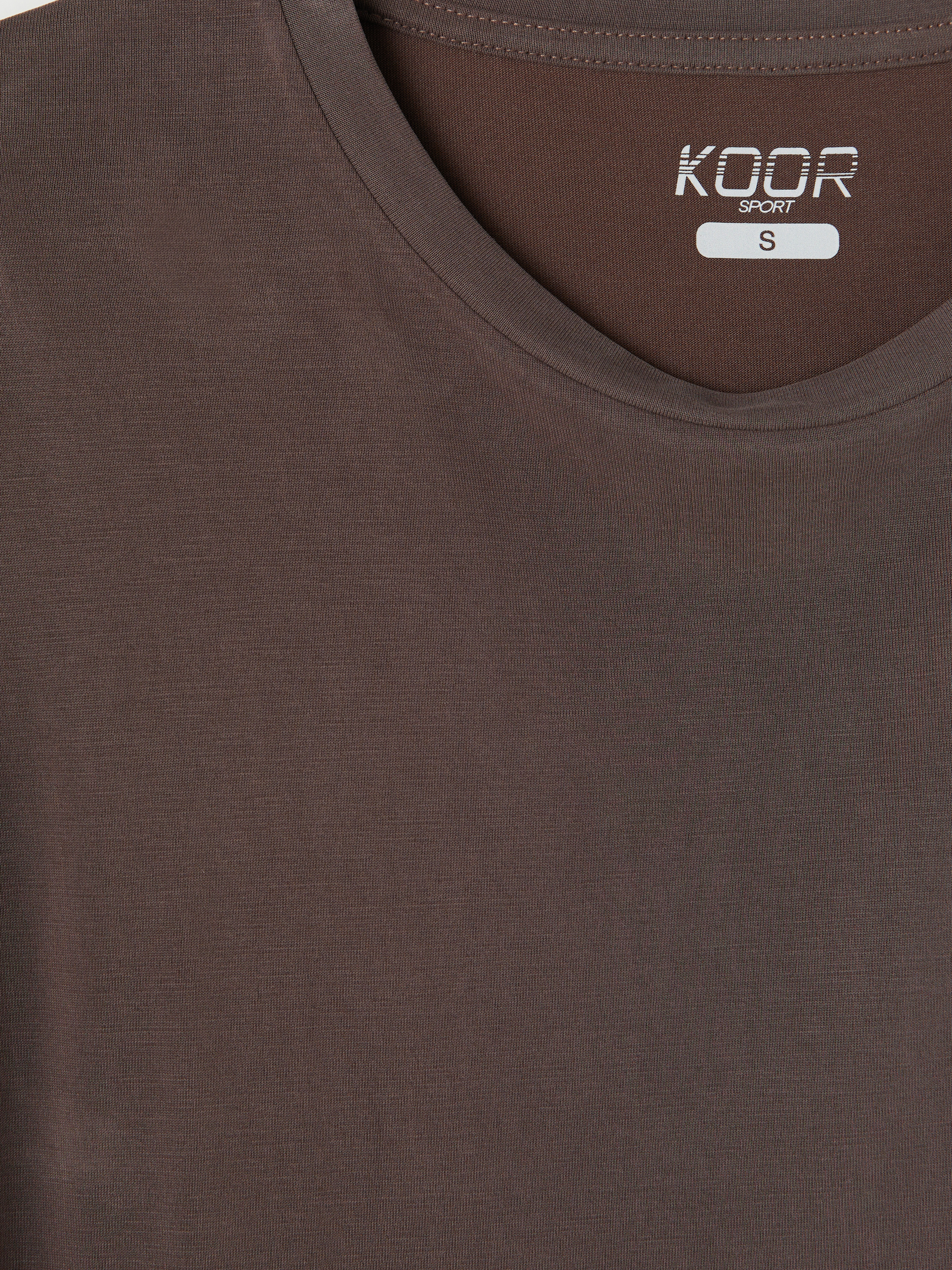 KOOR SPORT Modal Karışımlı Oversize Kadın Spor Tişört görsel 6