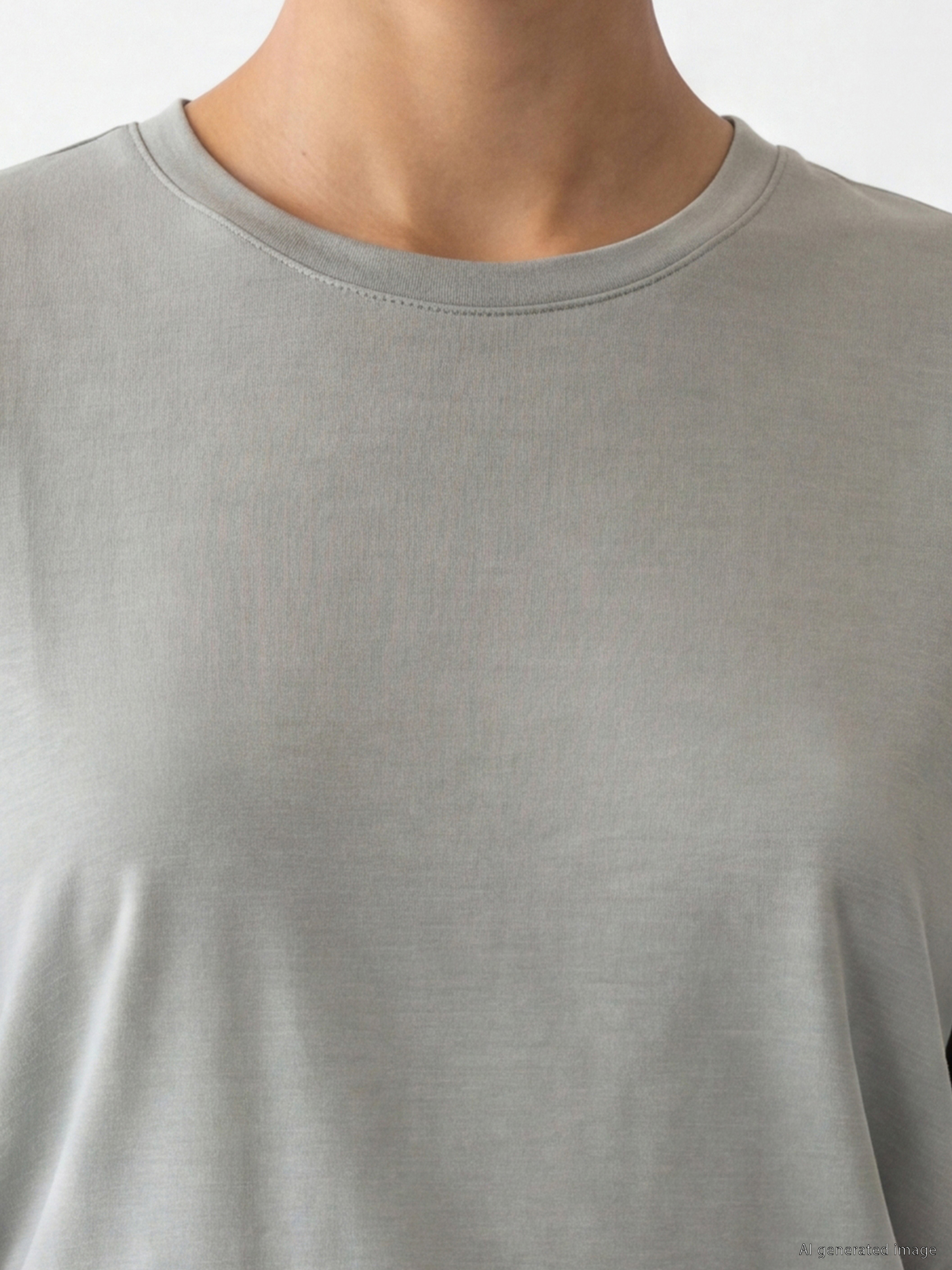 KOOR SPORT Modal Karışımlı Oversize Kadın Spor Tişört görsel 3