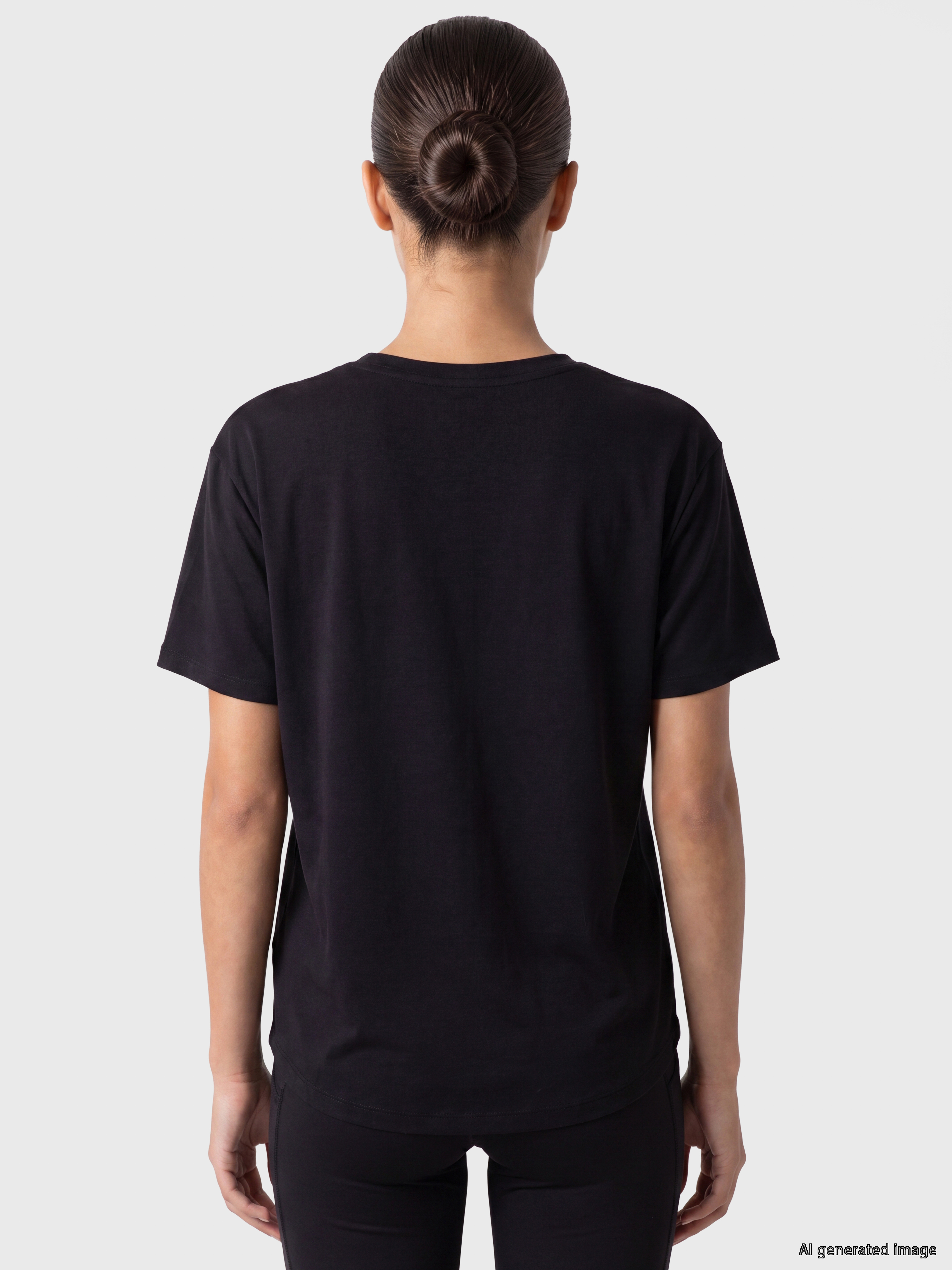 KOOR SPORT Modal Karışımlı Oversize Kadın Spor Tişört görsel 4