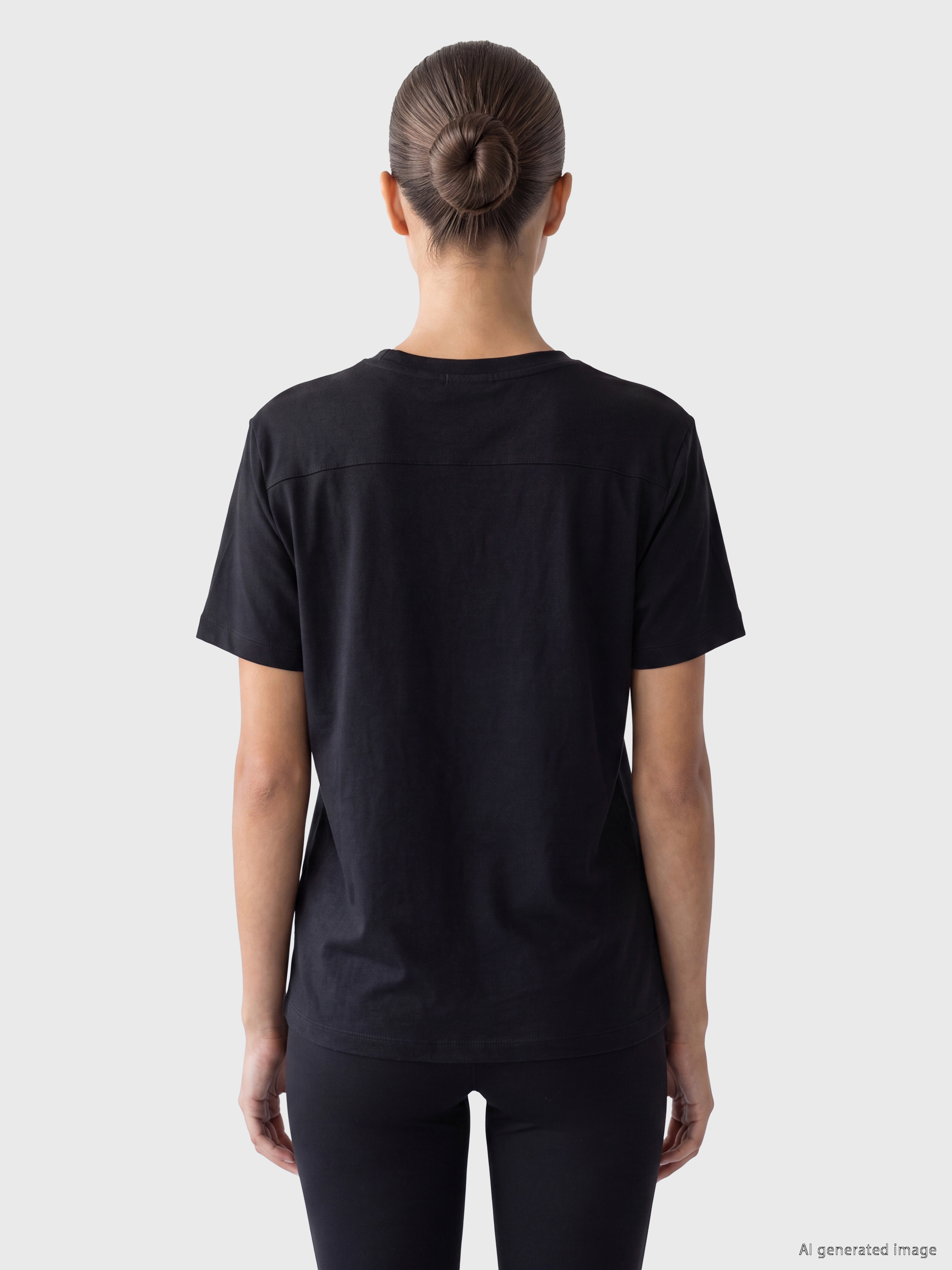 KOOR SPORT Modal Karışımlı Oversize Kadın Spor Tişört görsel 4