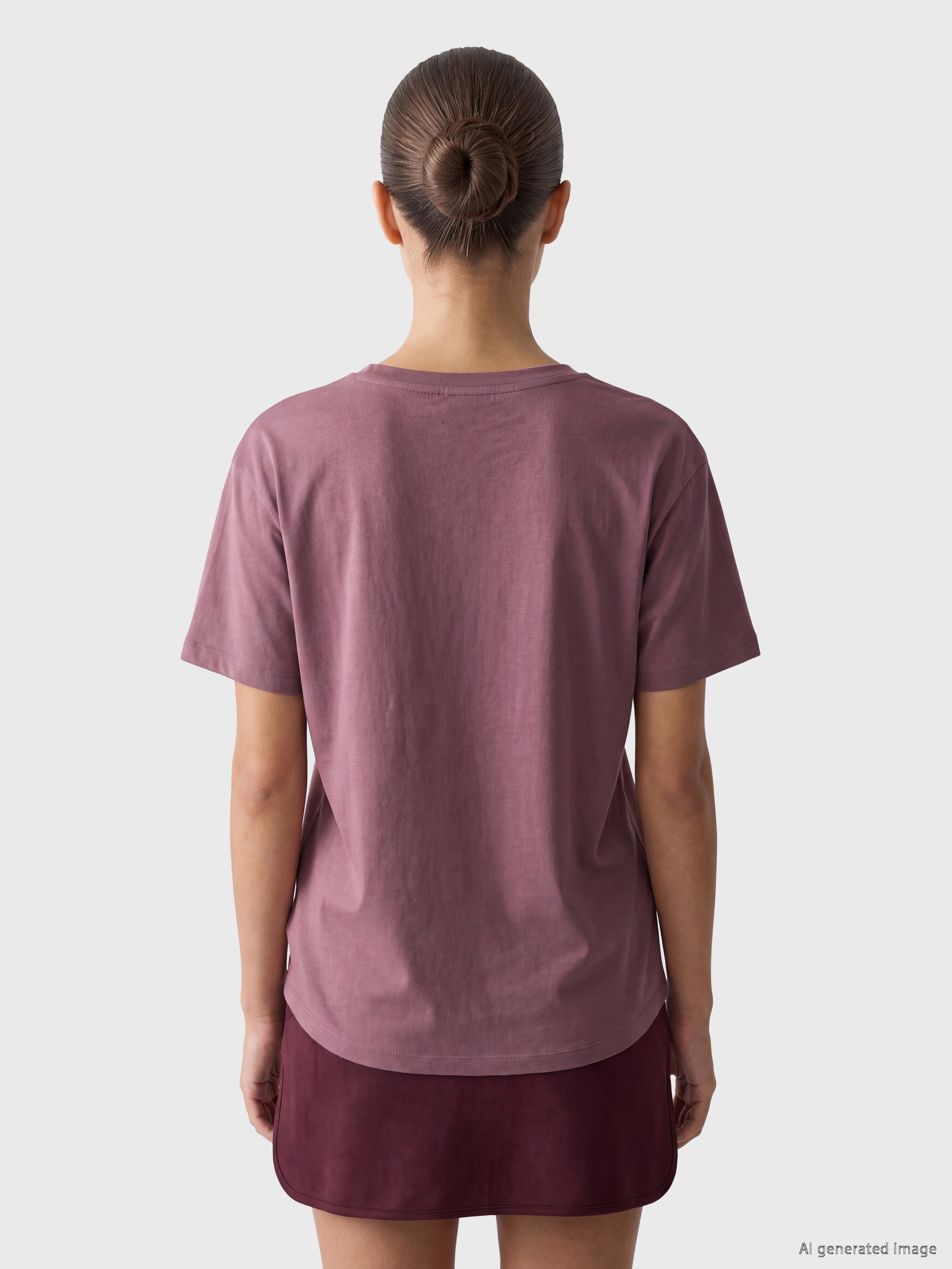 KOOR SPORT Modal Karışımlı Oversize Kadın Spor Tişört görsel 4