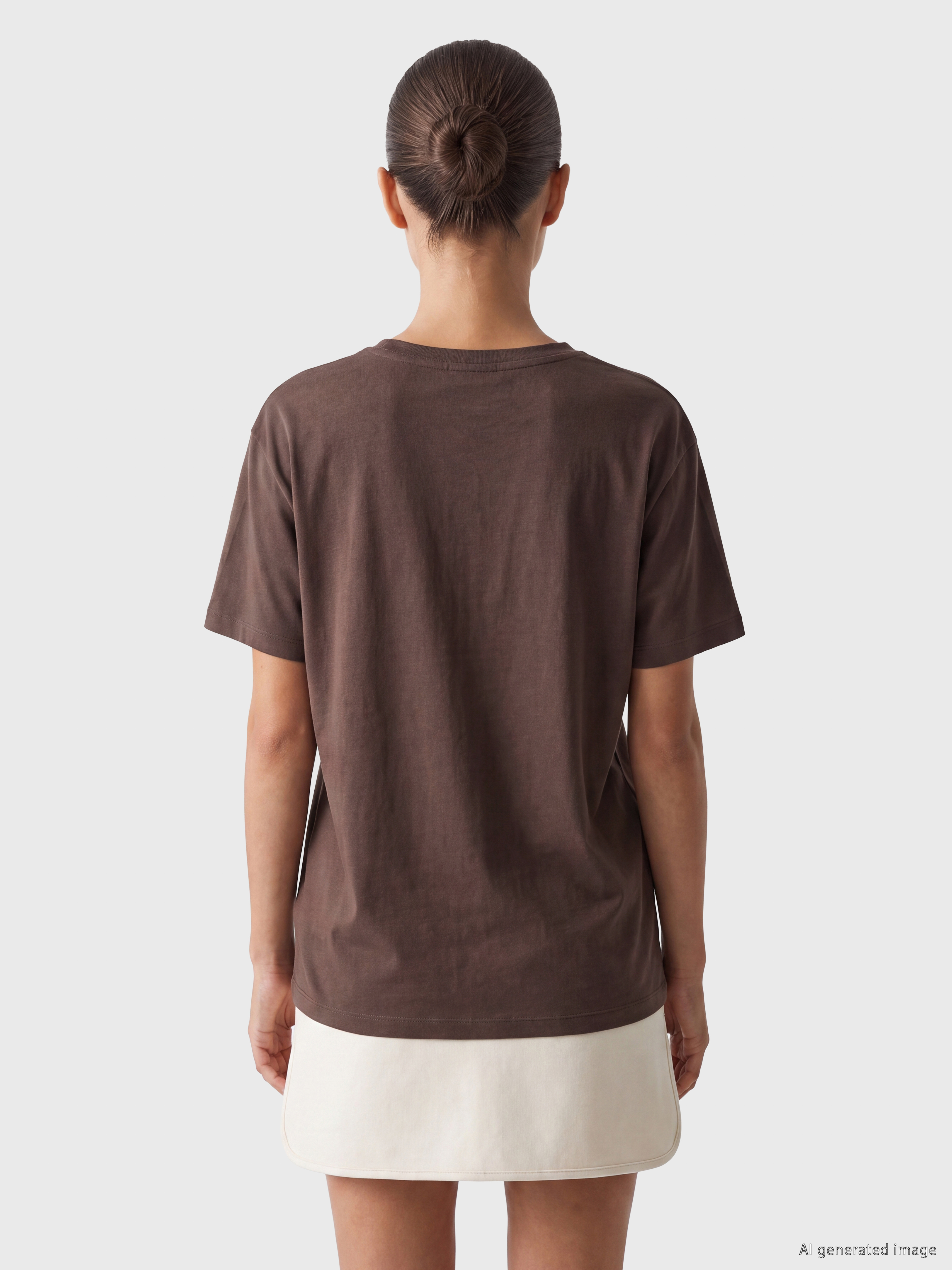 KOOR SPORT Modal Karışımlı Oversize Kadın Spor Tişört görsel 4