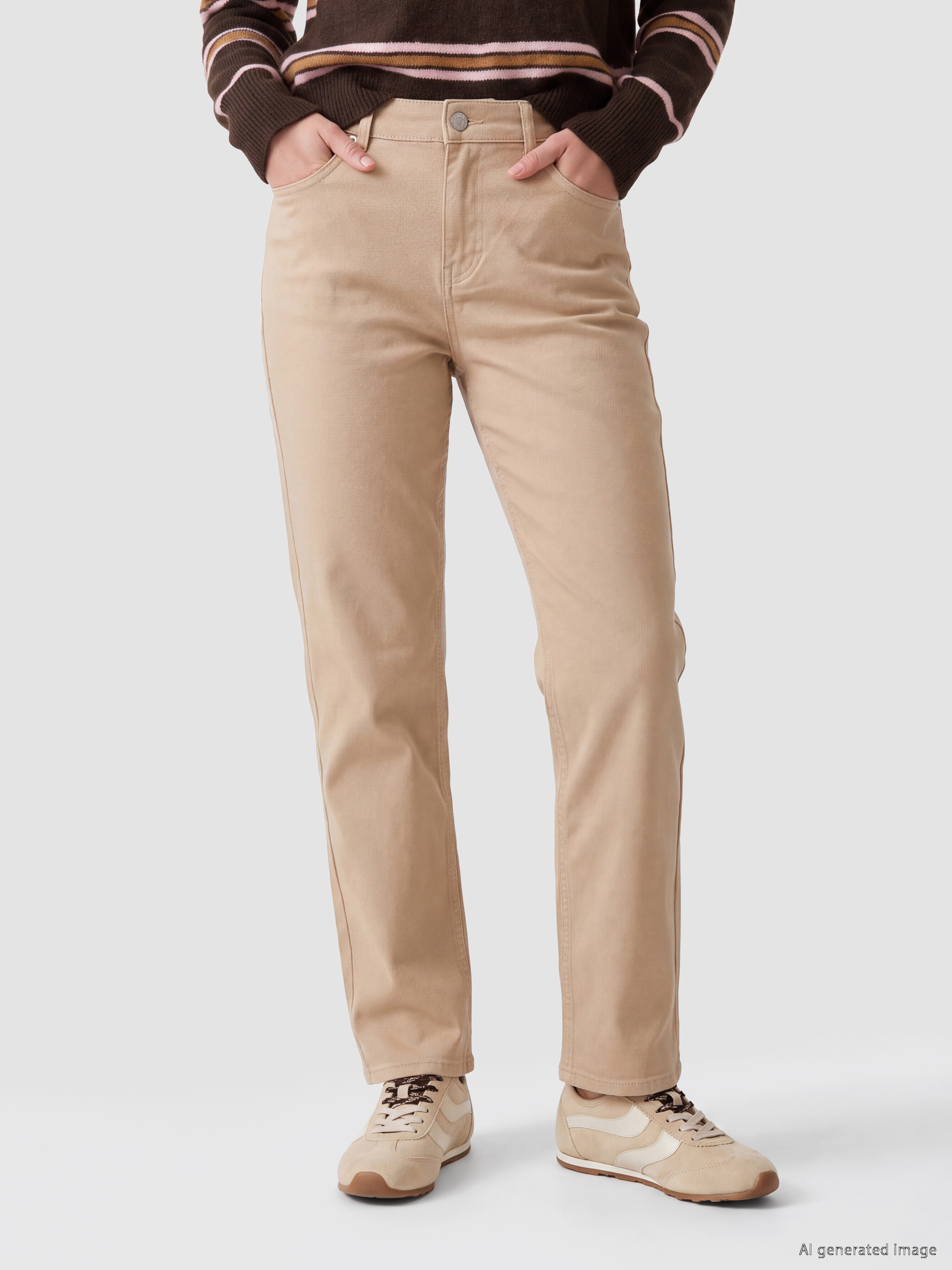 LCW Jeans Straight Fit Kadın Jean Pantolon görsel 2
