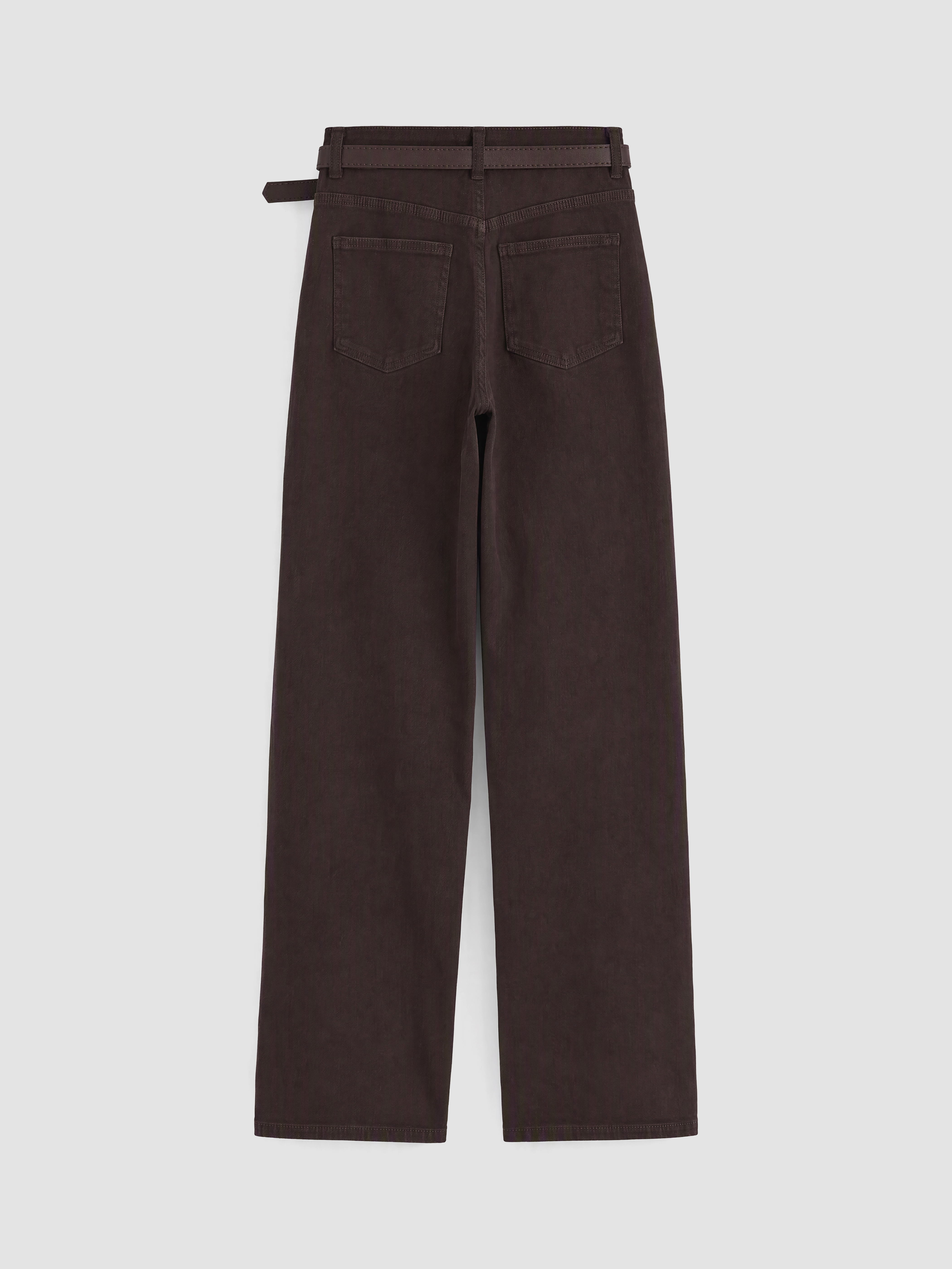 LCWAIKIKI Classic Beli Kemerli Straight Fit Kadın Jean Pantolon görsel 7