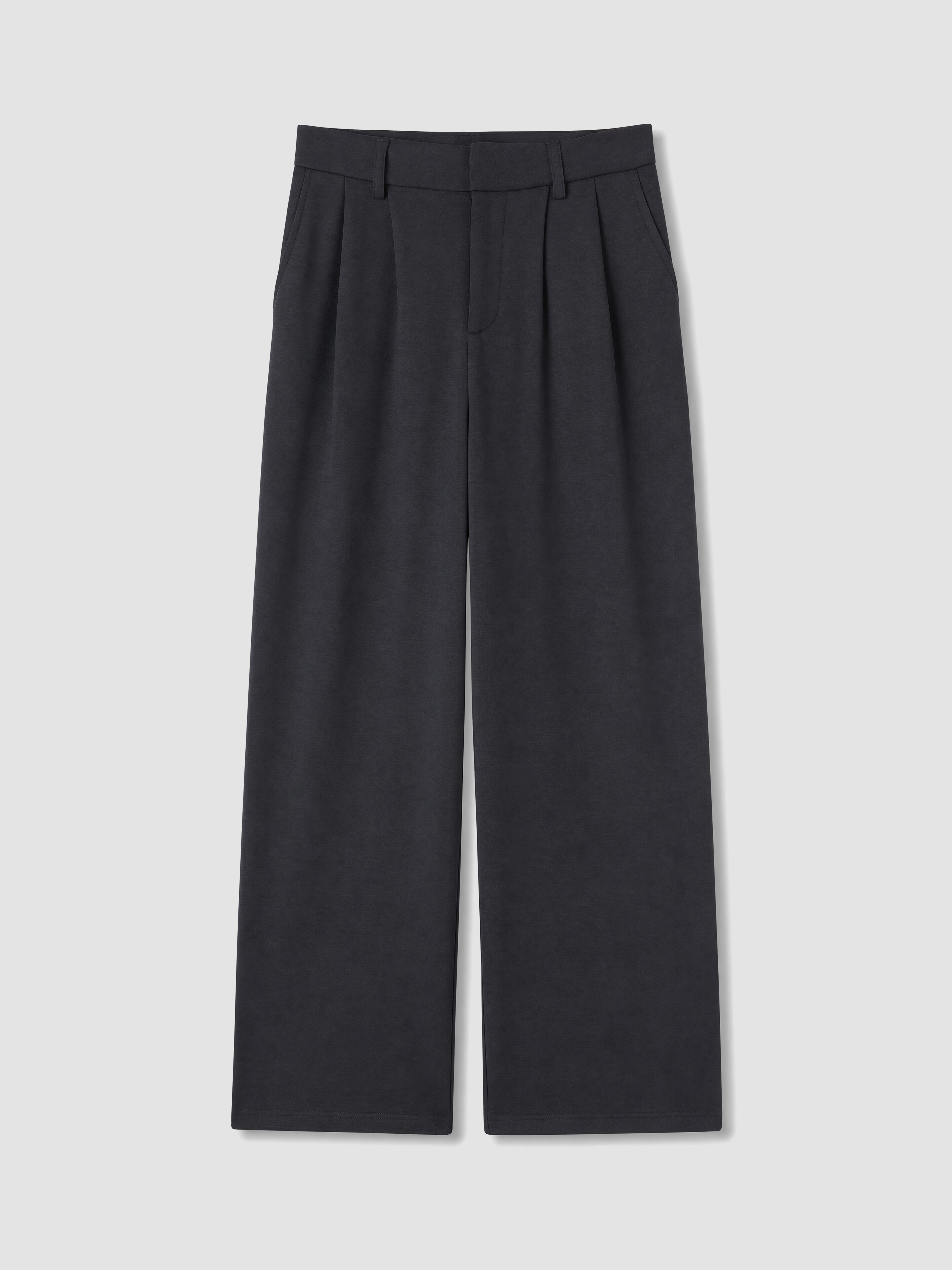 XSIDE Loose Fit Soft Touch Kadın Pileli Pantolon görsel 5