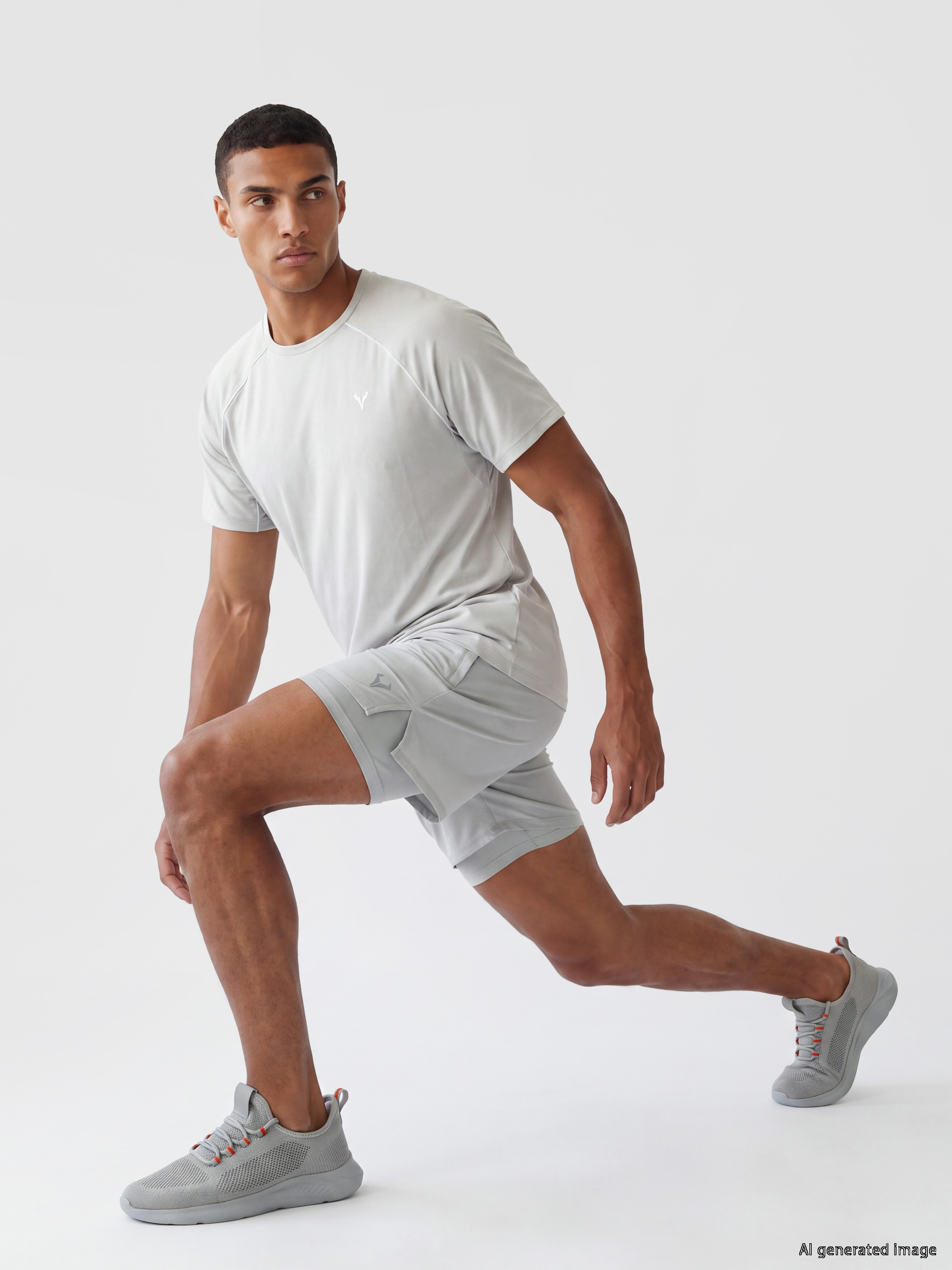 XSIDE ACTIVE Regular Fit Erkek Taytlı Spor Şort görsel 2