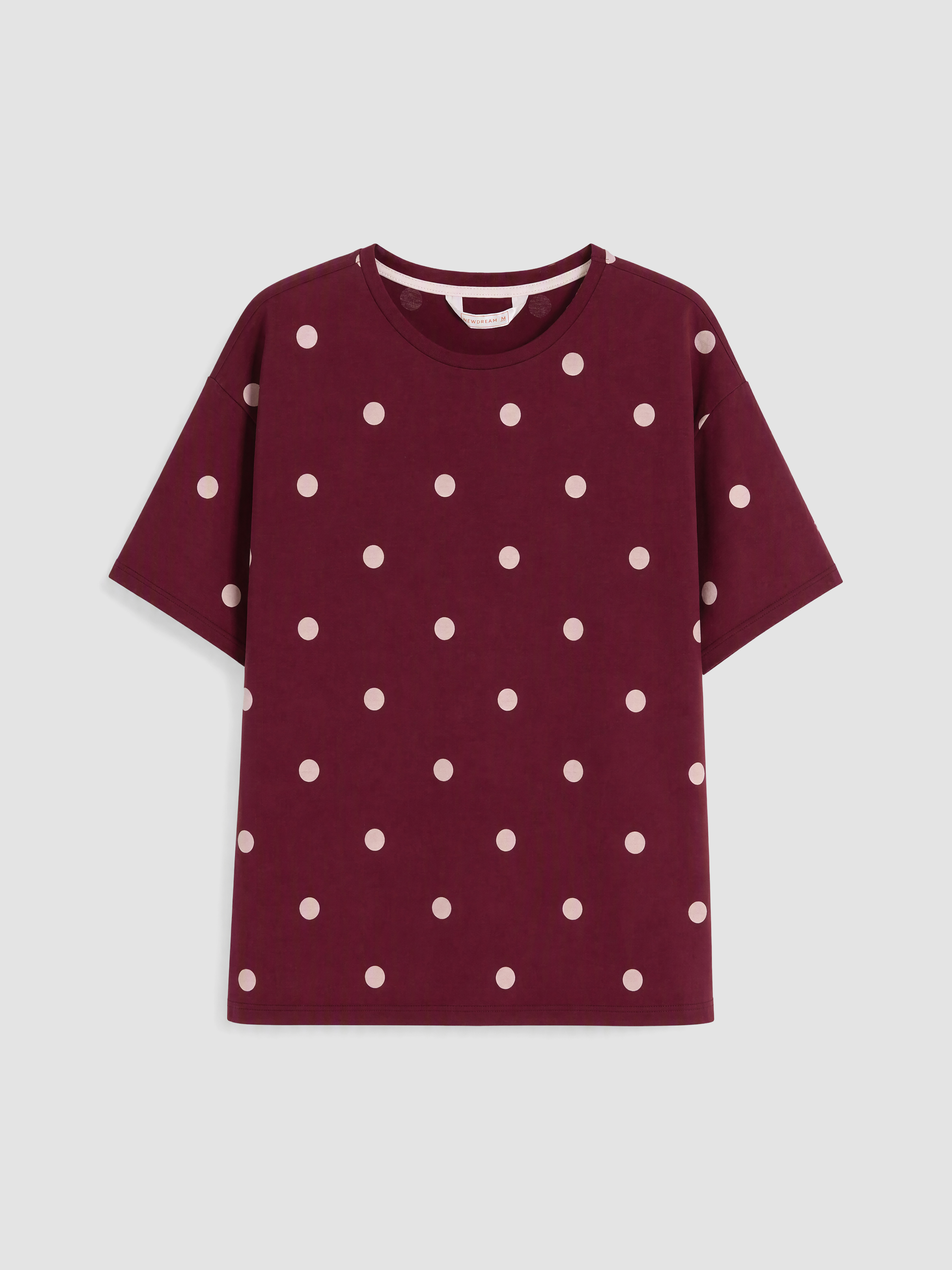 LCW DREAM Puantiyeli Kadın Kaprili Pijama Takımı görsel 7