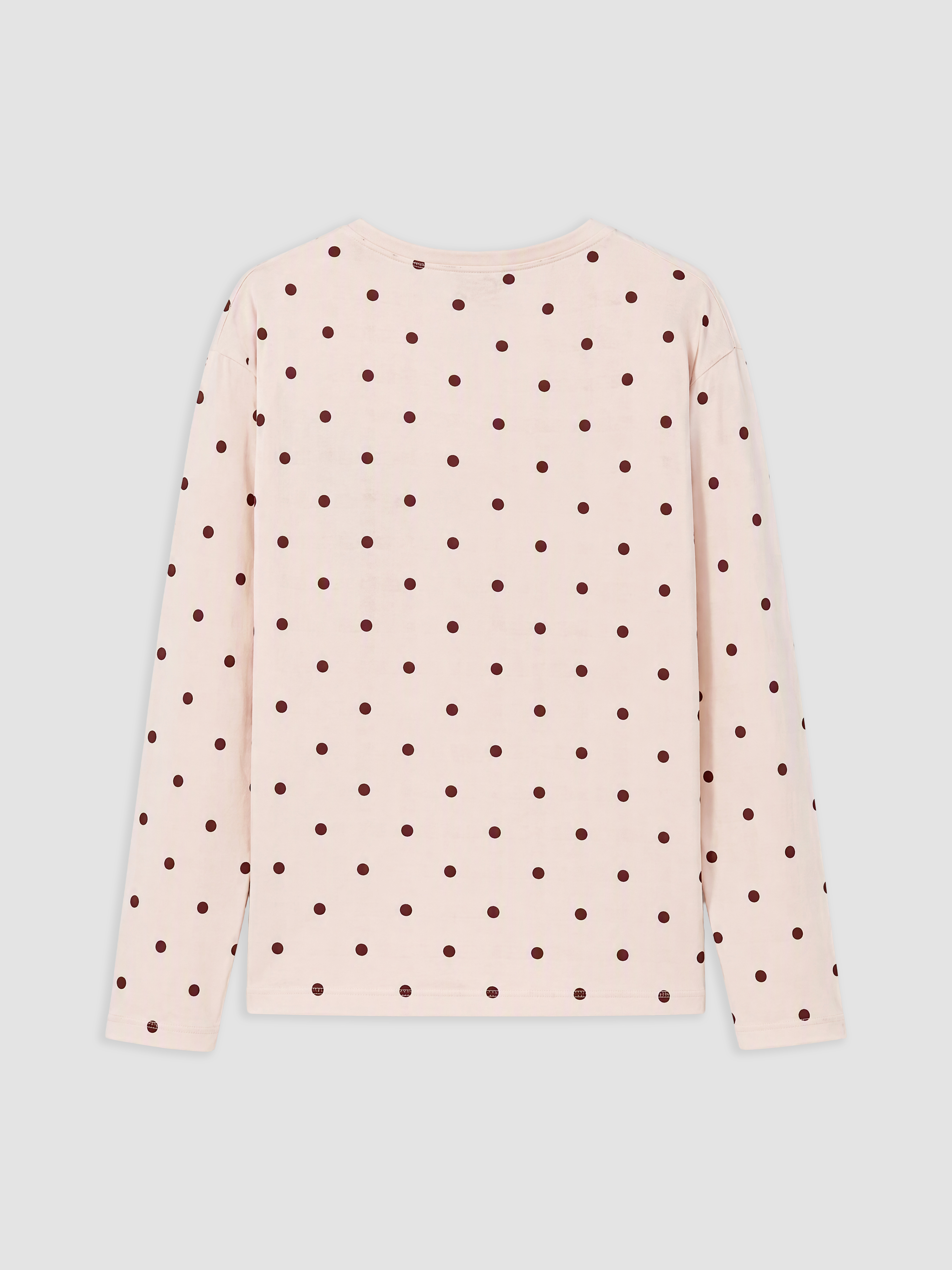 LCW DREAM Bisiklet Yaka Desenli Kadın Pijama Takım görsel 3