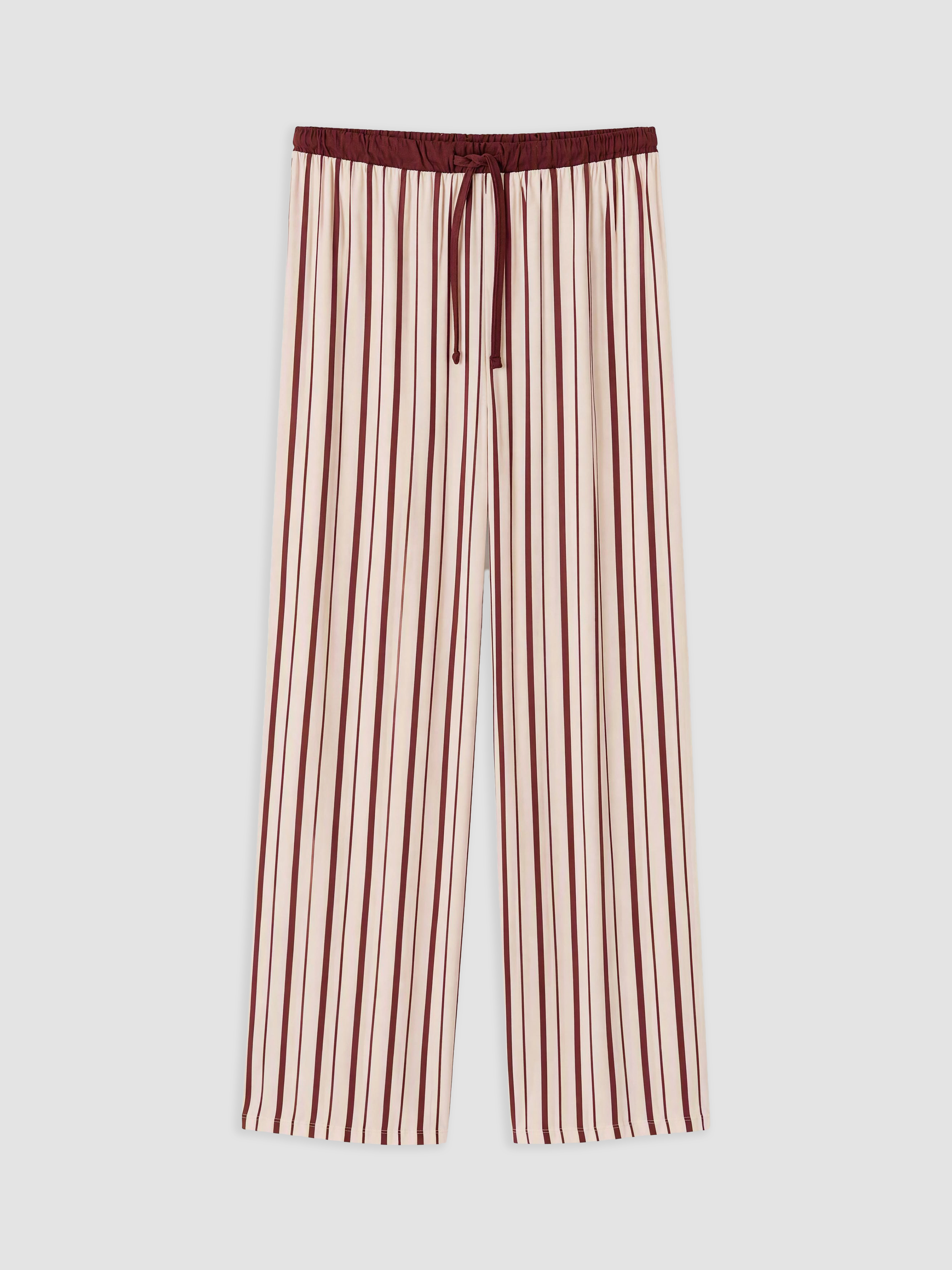 LCW DREAM Bisiklet Yaka Desenli Kadın Pijama Takım görsel 4