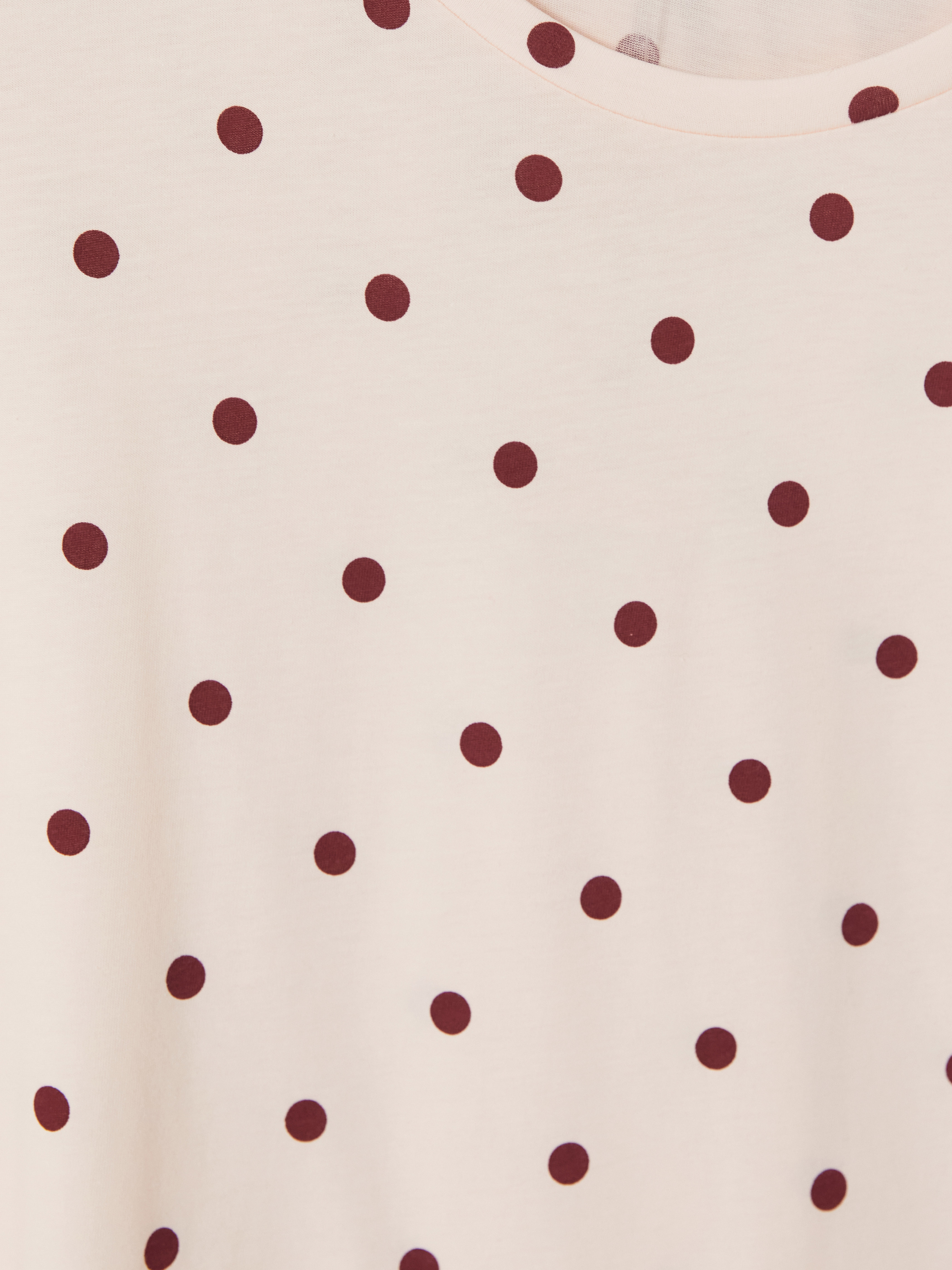 LCW DREAM Bisiklet Yaka Desenli Kadın Pijama Takım görsel 6