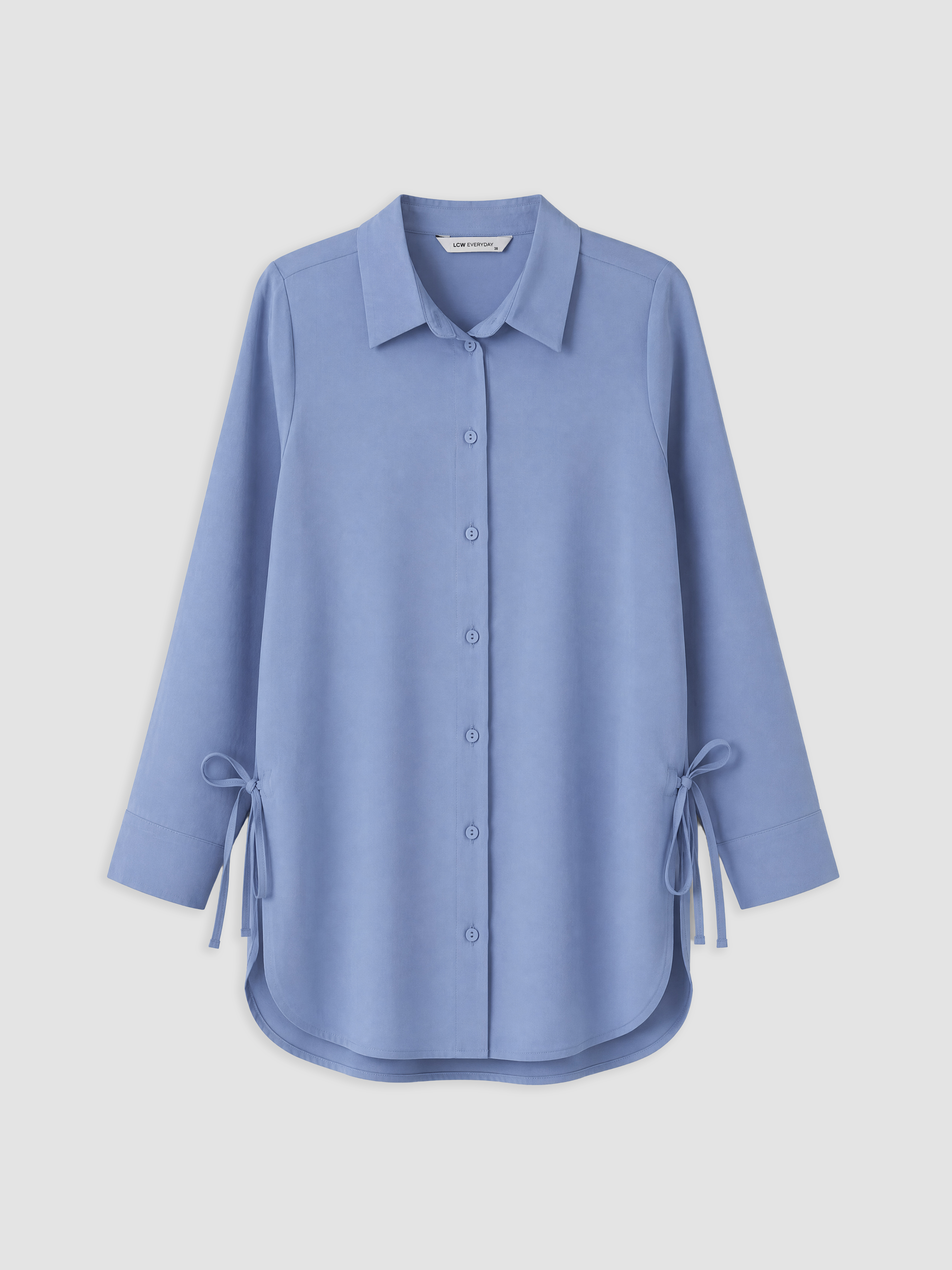 LCW EVERYDAY Oversize Modal Karışımlı Kadın Gömlek Tunik görsel 5