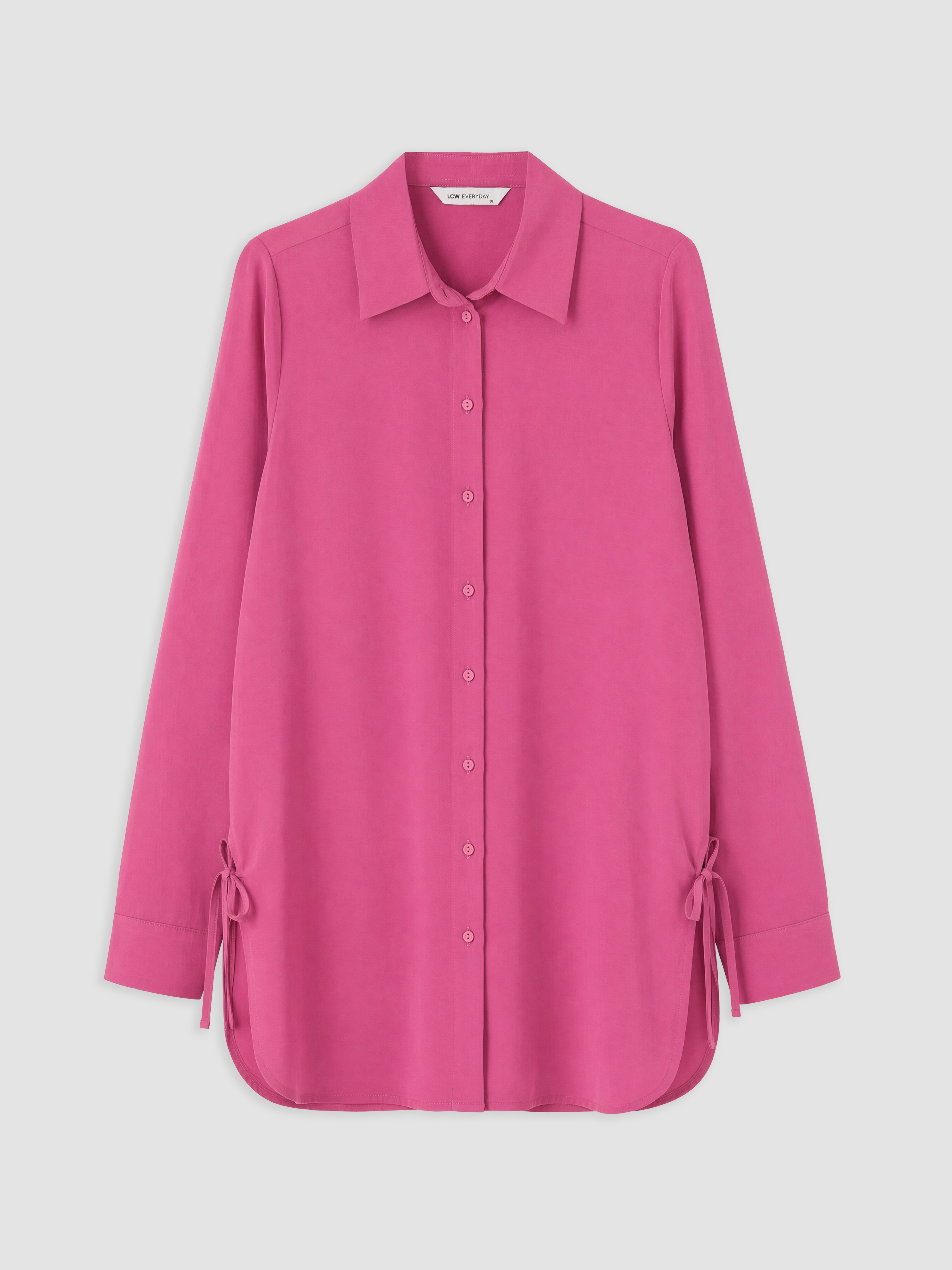 LCW EVERYDAY Oversize Modal Karışımlı Kadın Gömlek Tunik görsel 5