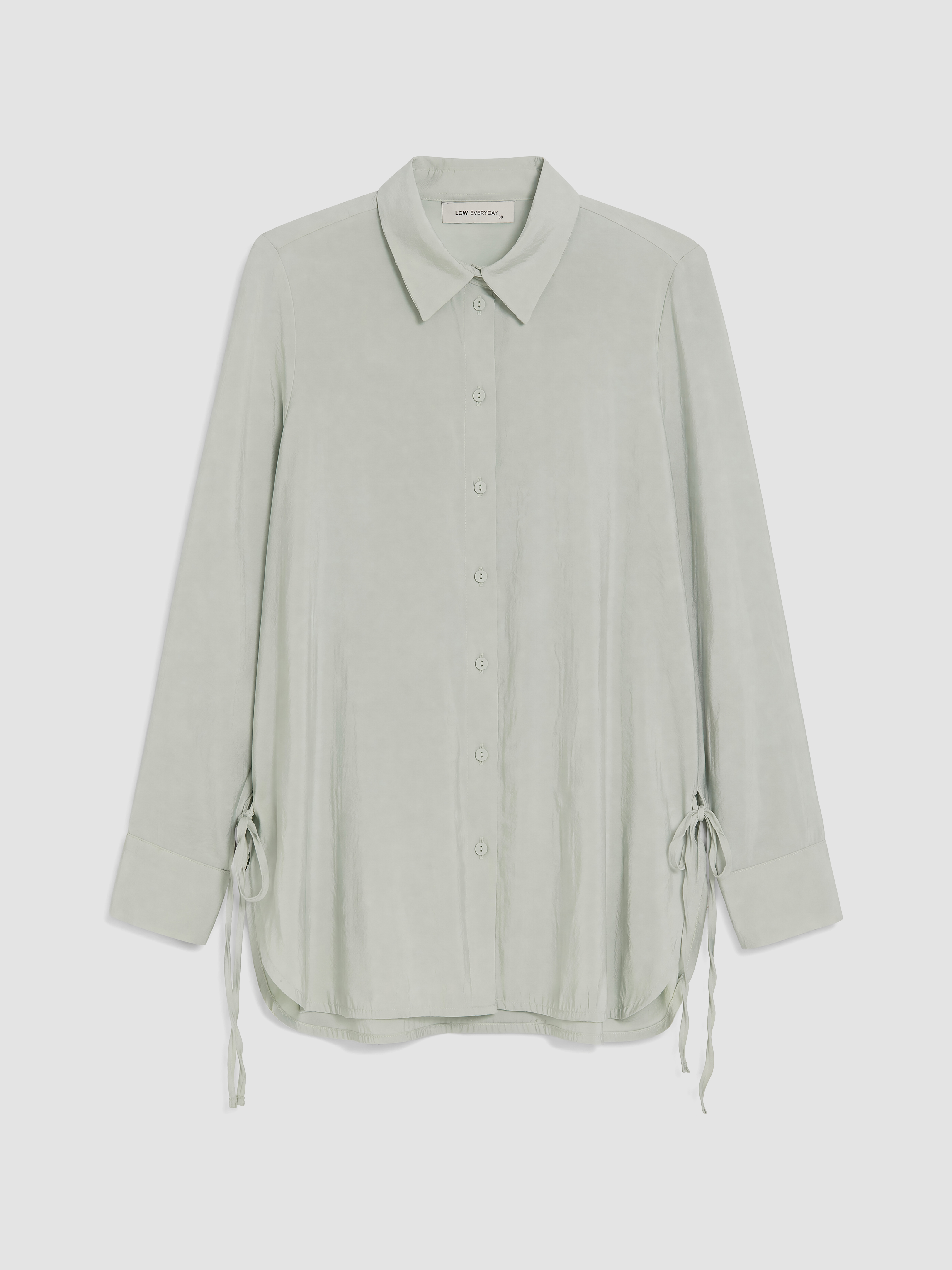 LCW EVERYDAY Oversize Modal Karışımlı Kadın Gömlek Tunik görsel 5