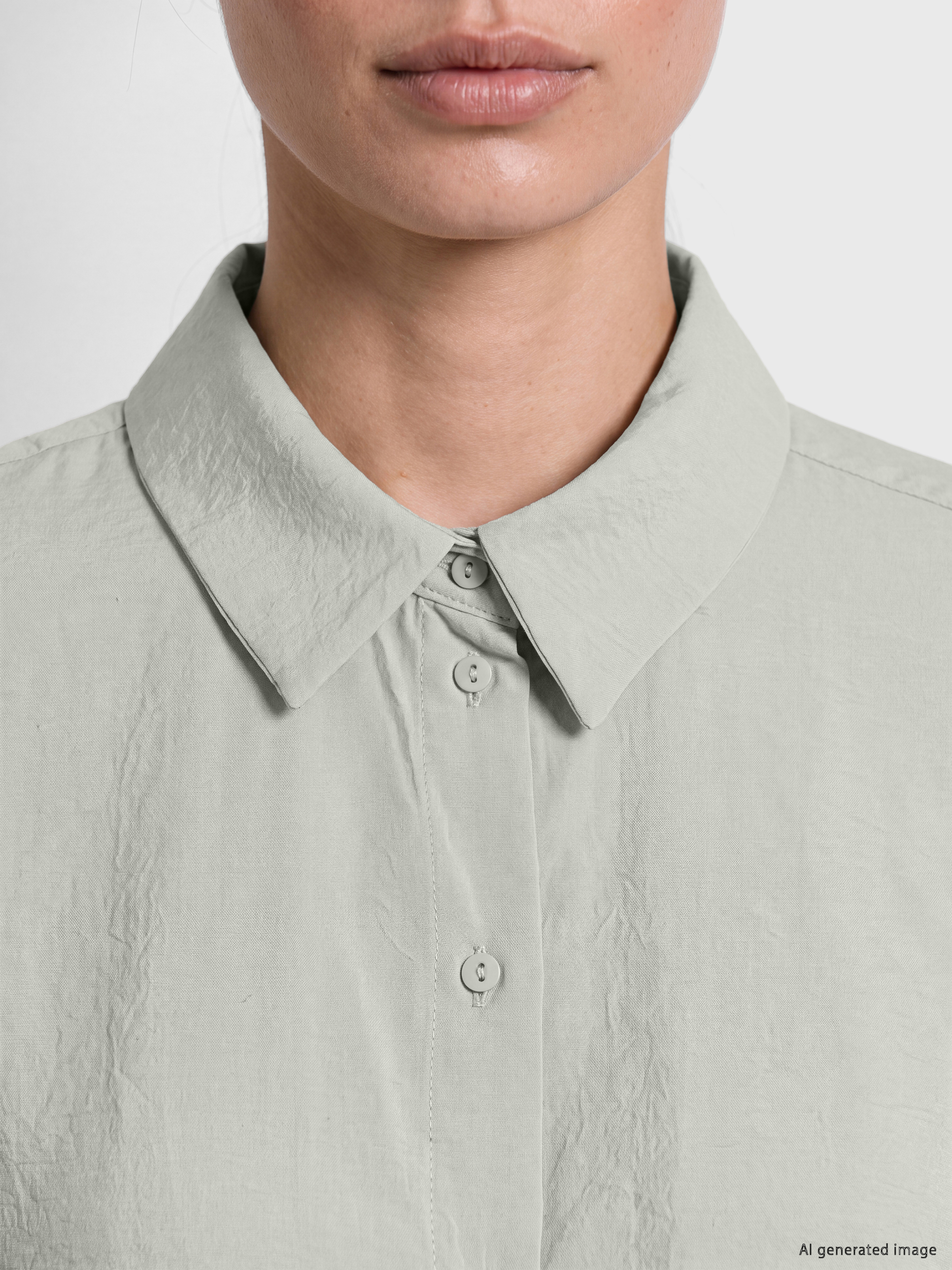 LCW EVERYDAY Oversize Modal Karışımlı Kadın Gömlek Tunik görsel 3