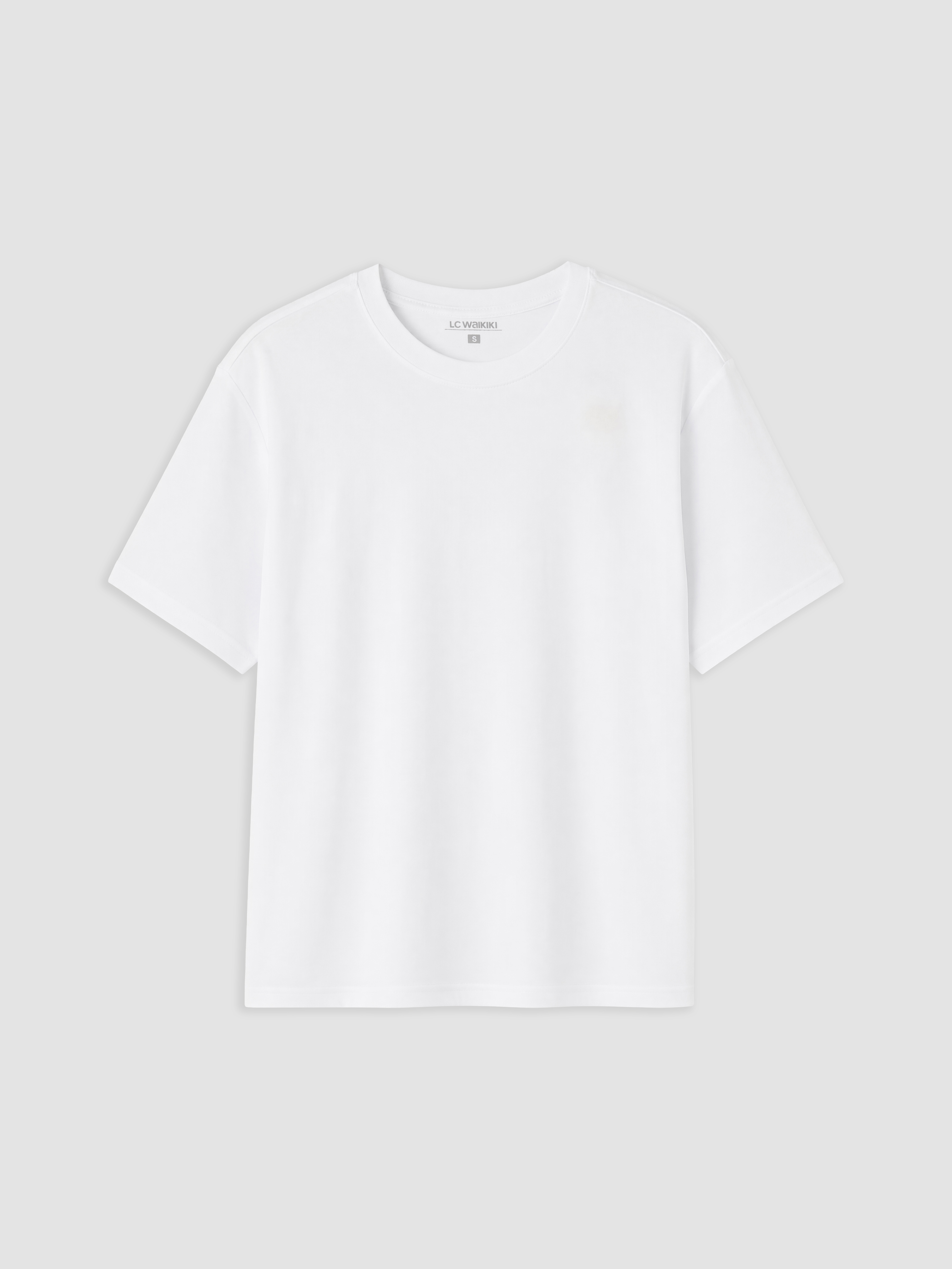 LC WAIKIKI %100 Pamuklu Oversize Kadın Tişört görsel 5