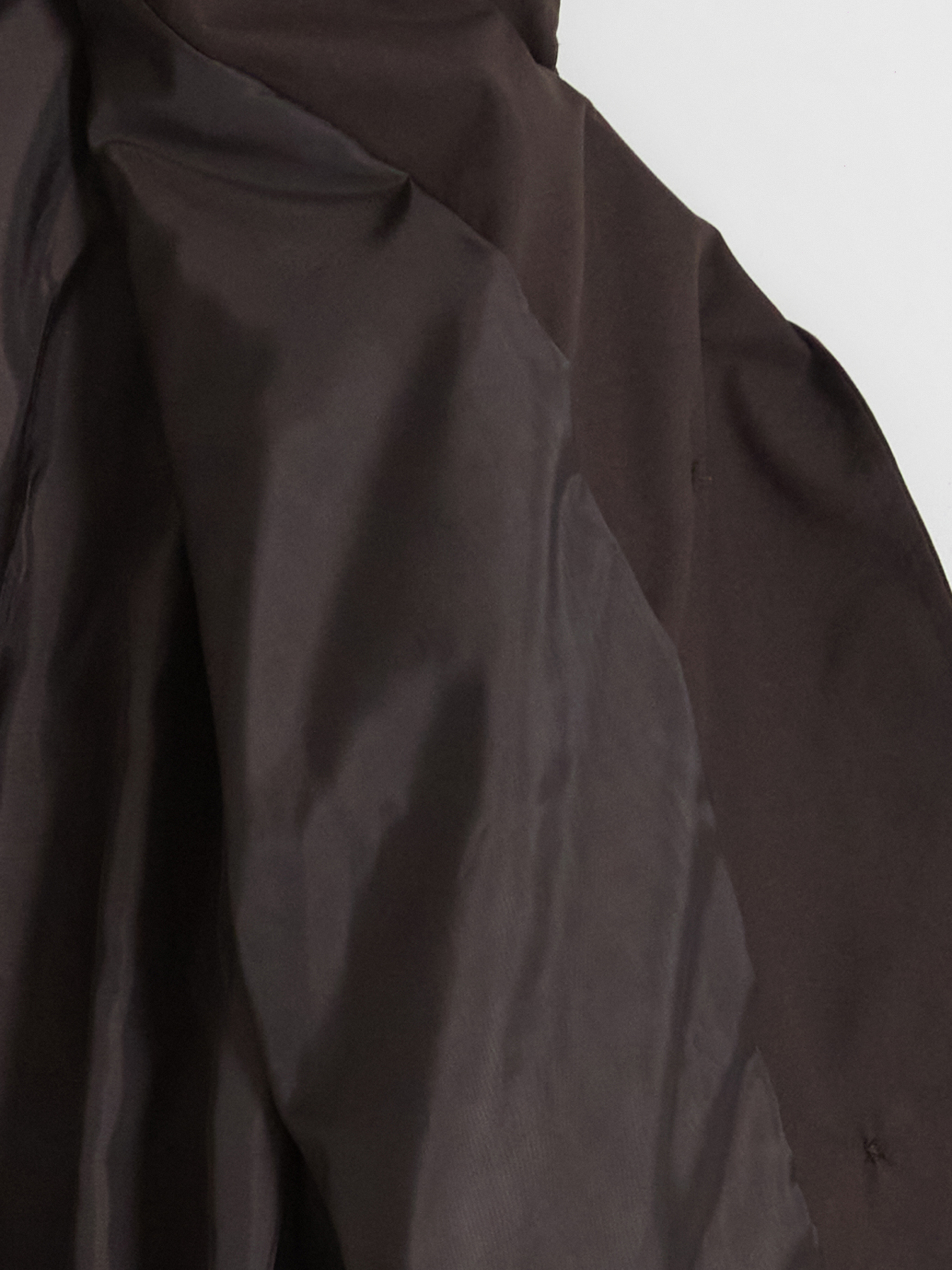 LCW Modest Dik Yaka Kuşaklı Oversize Kadın Trençkot görsel 2