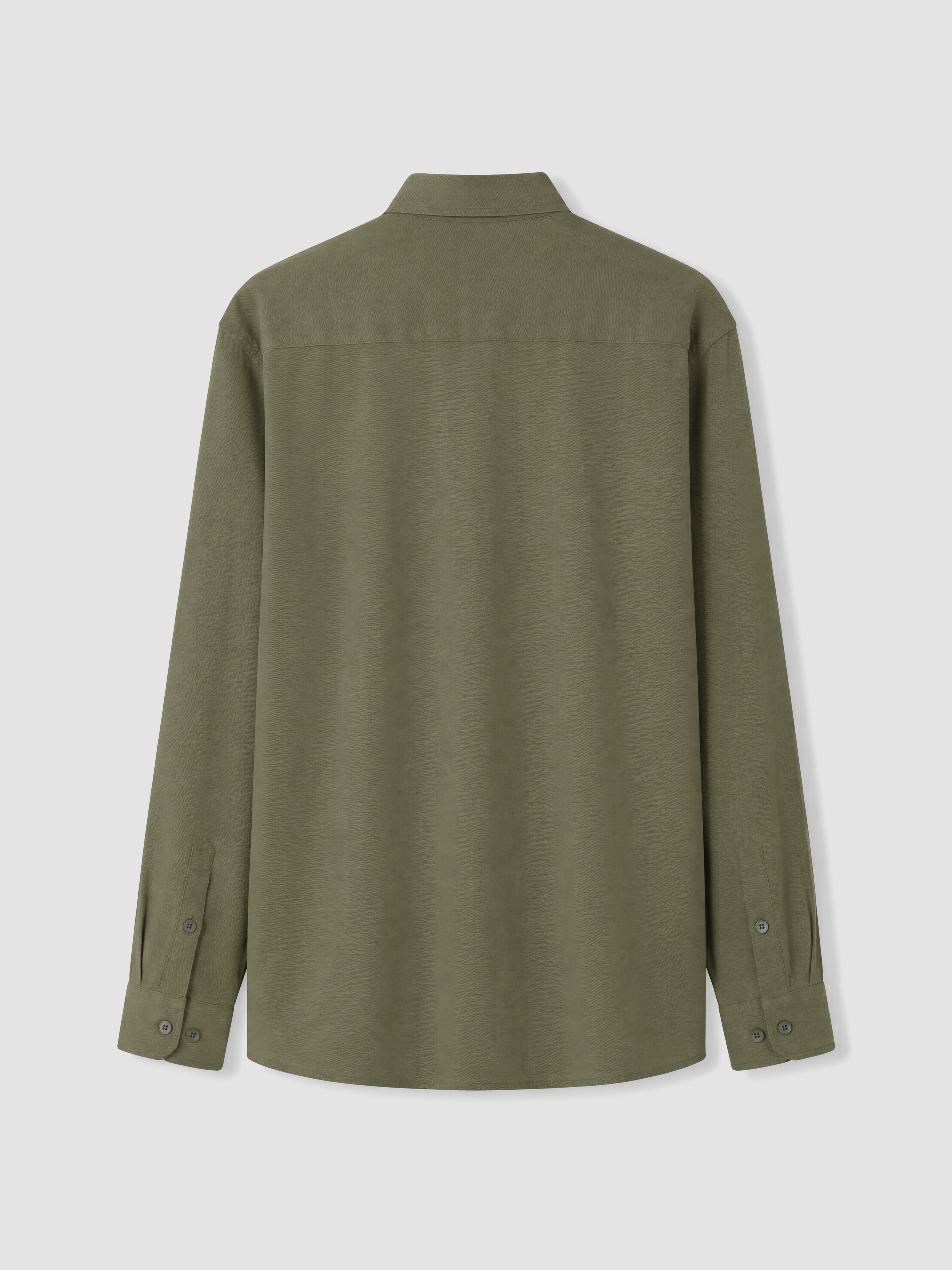 LCW Vision Regular Fit Keten Görünümlü Erkek Gömlek görsel 7