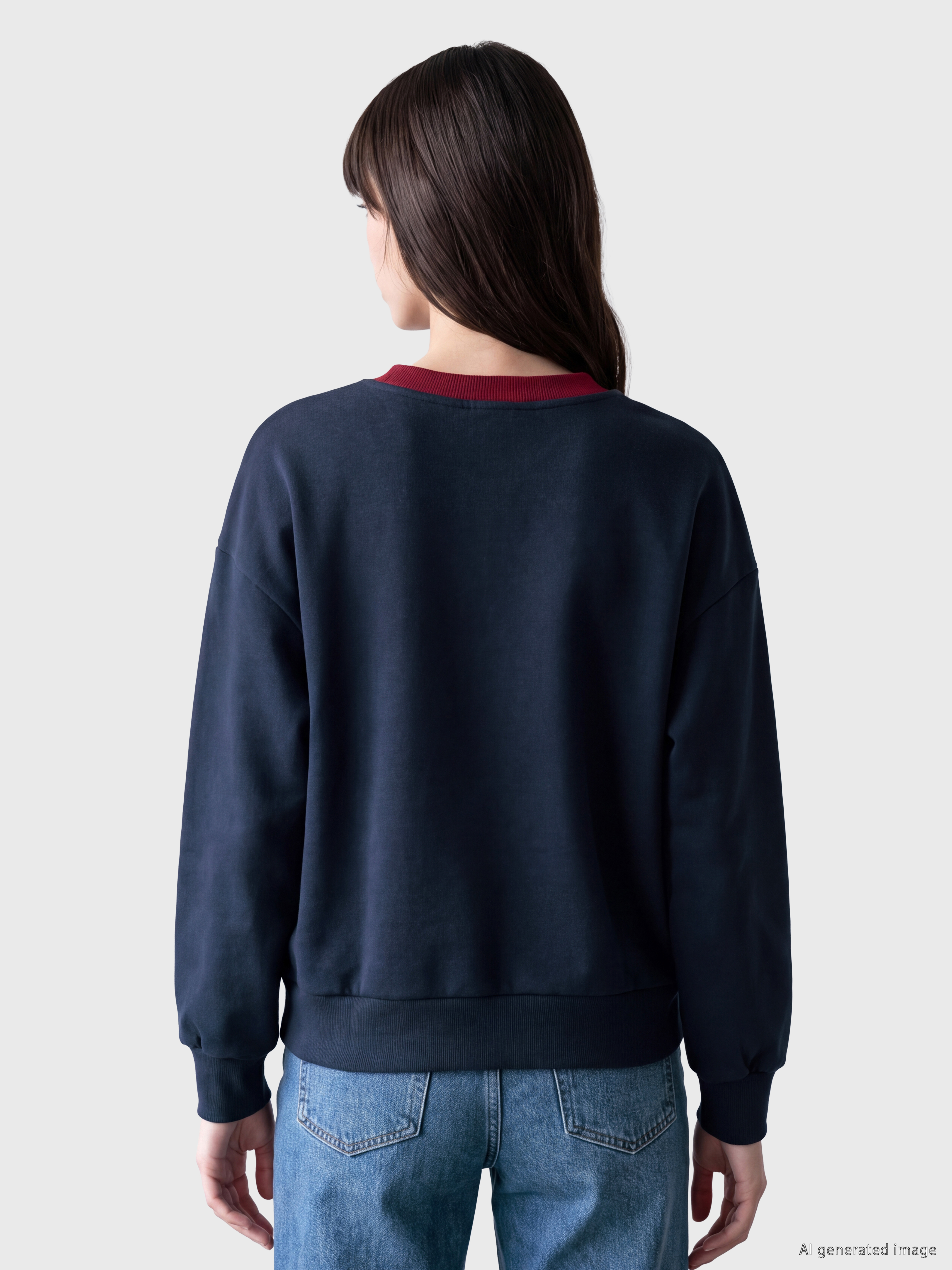 XSIDE Harry Potter Baskılı Oversize Kadın Sweatshirt görsel 4