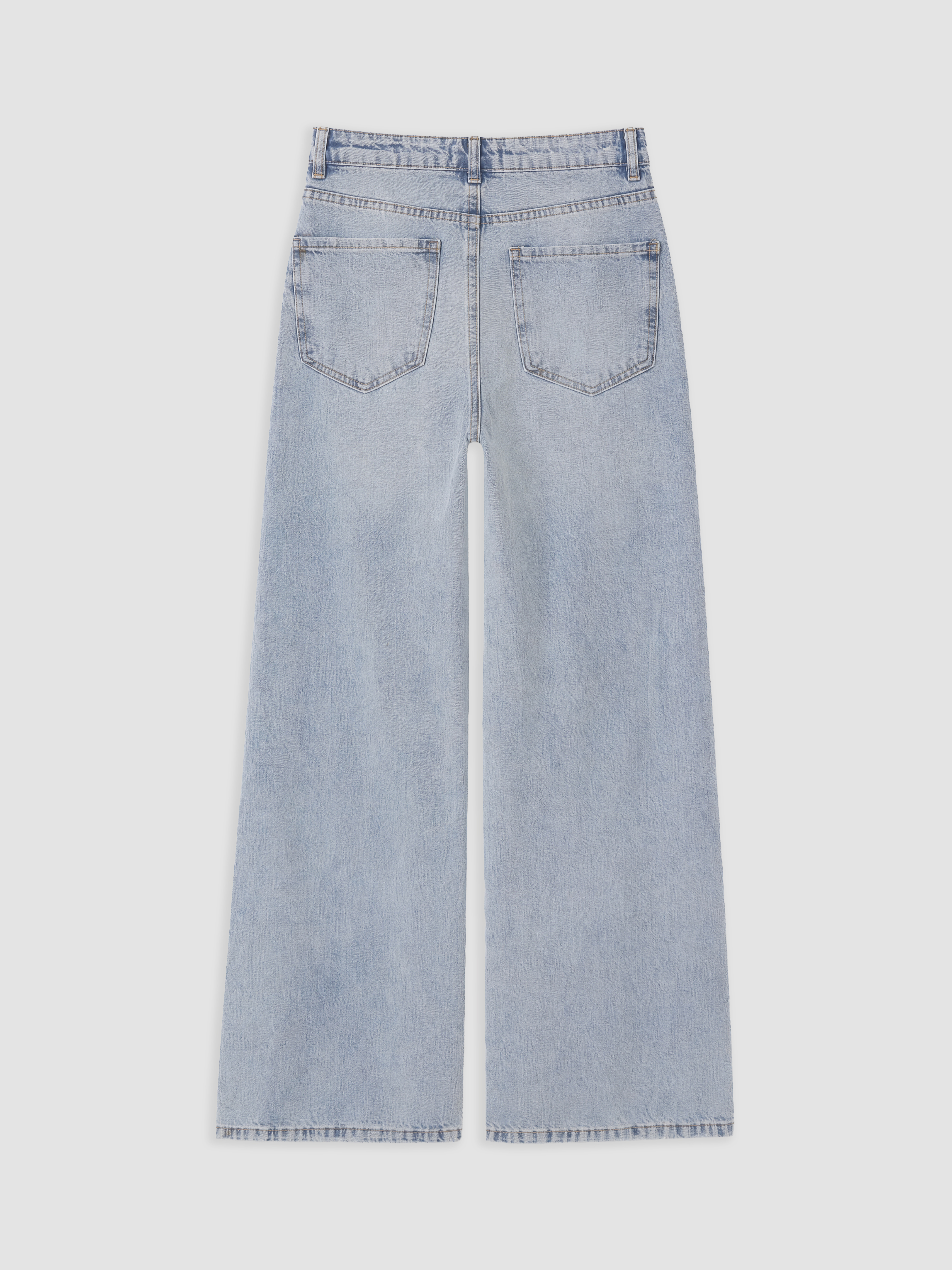 LCW Jeans Wideleg Taşlı Kadın Jean Pantolon görsel 6