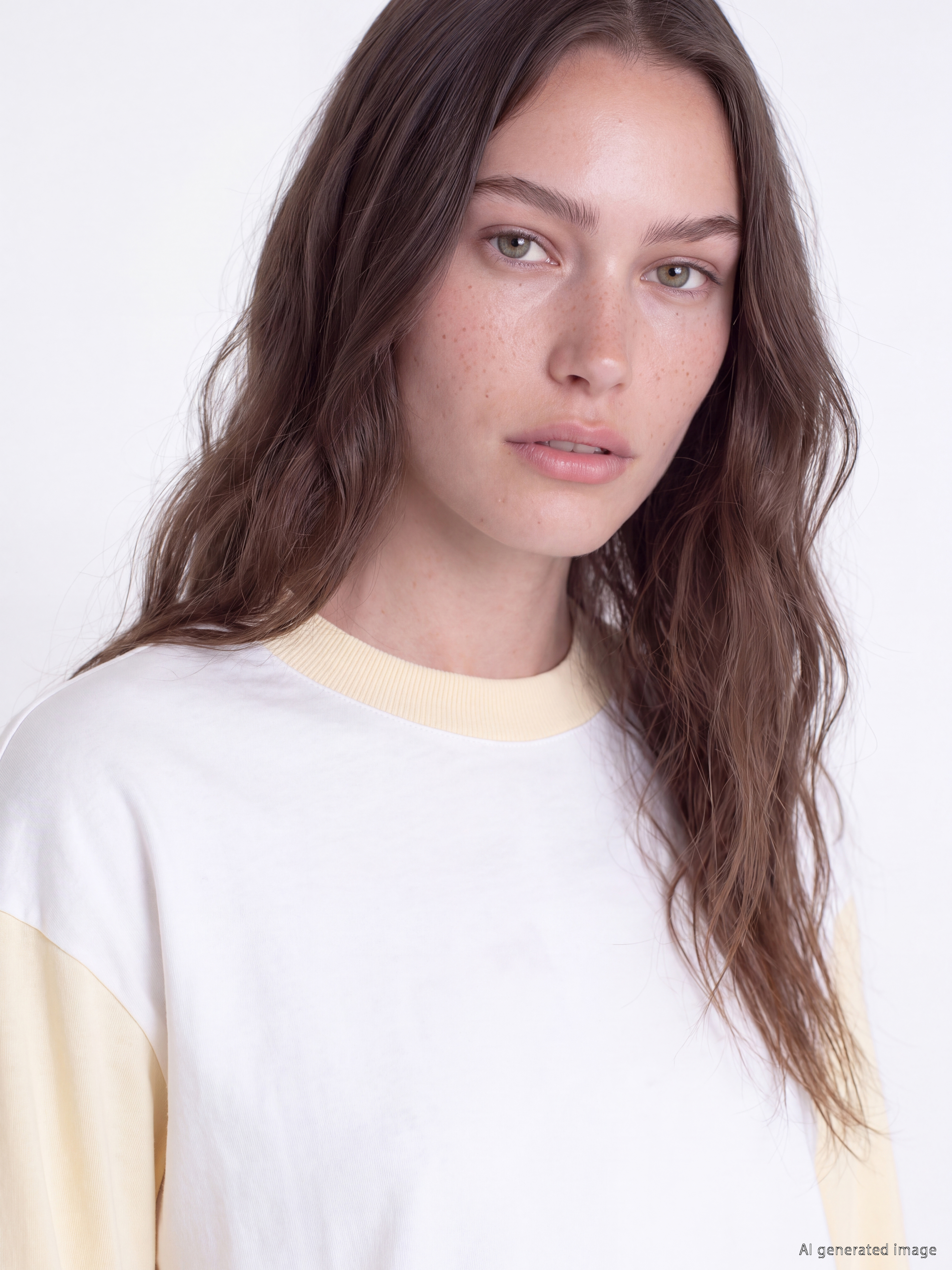 LCW Modest Renk Bloklu Oversize Kadın Sweatshirt Tunik görsel 3