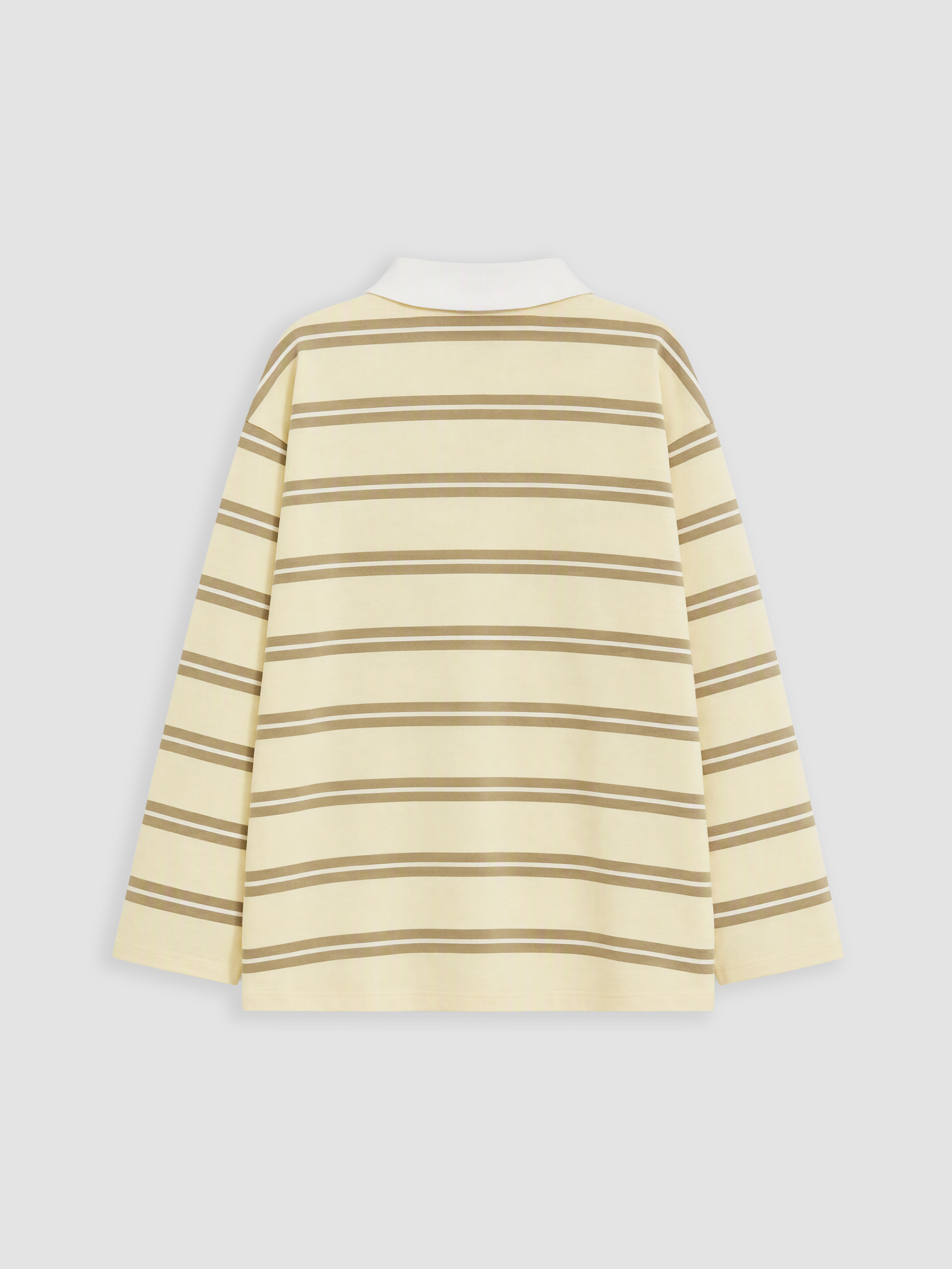LCW Modest Polo Yaka Oversize Kadın Sweatshirt Tunik görsel 7
