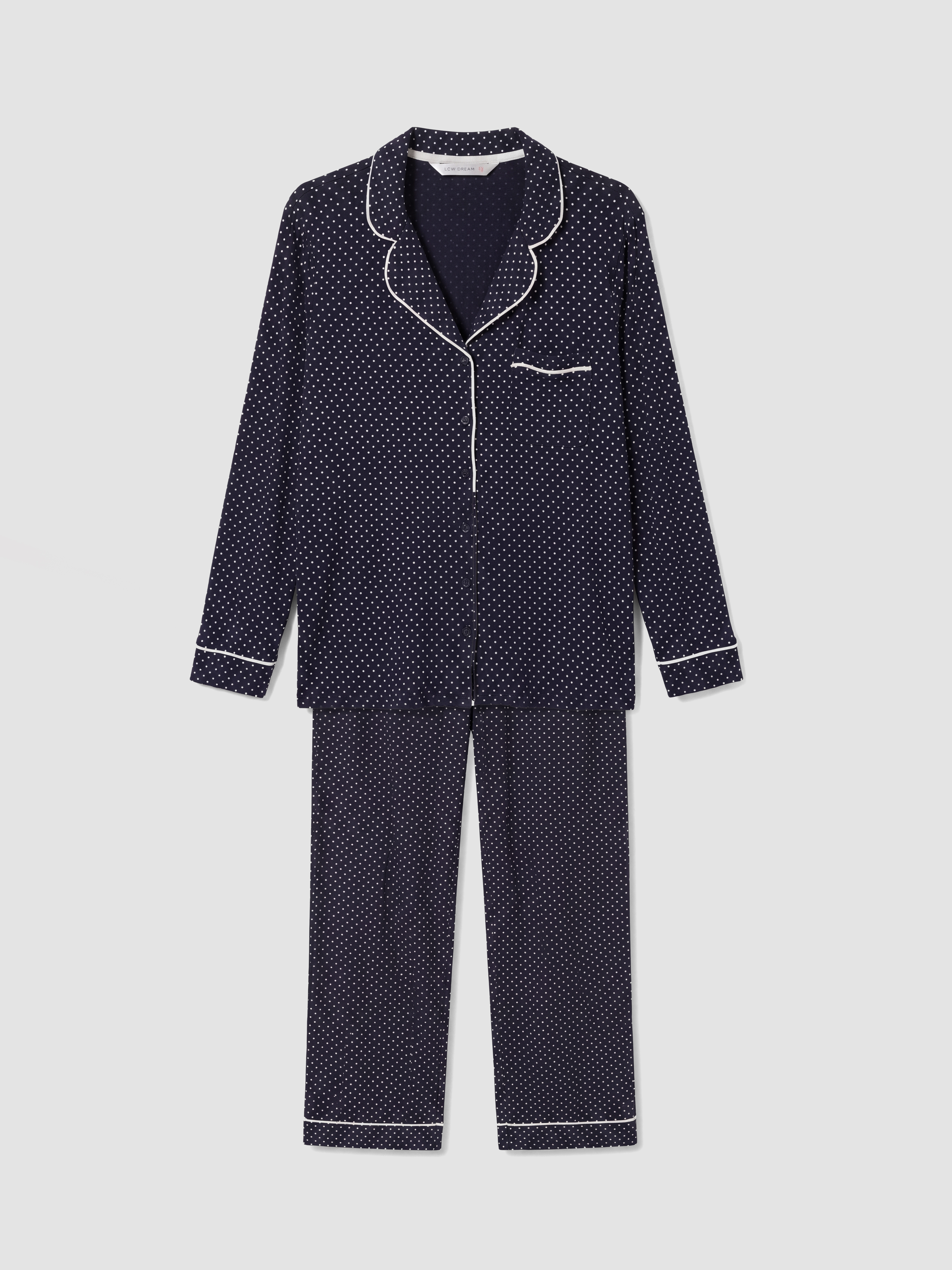 LCW DREAM Puantiyeli Kadın Pijama Takım