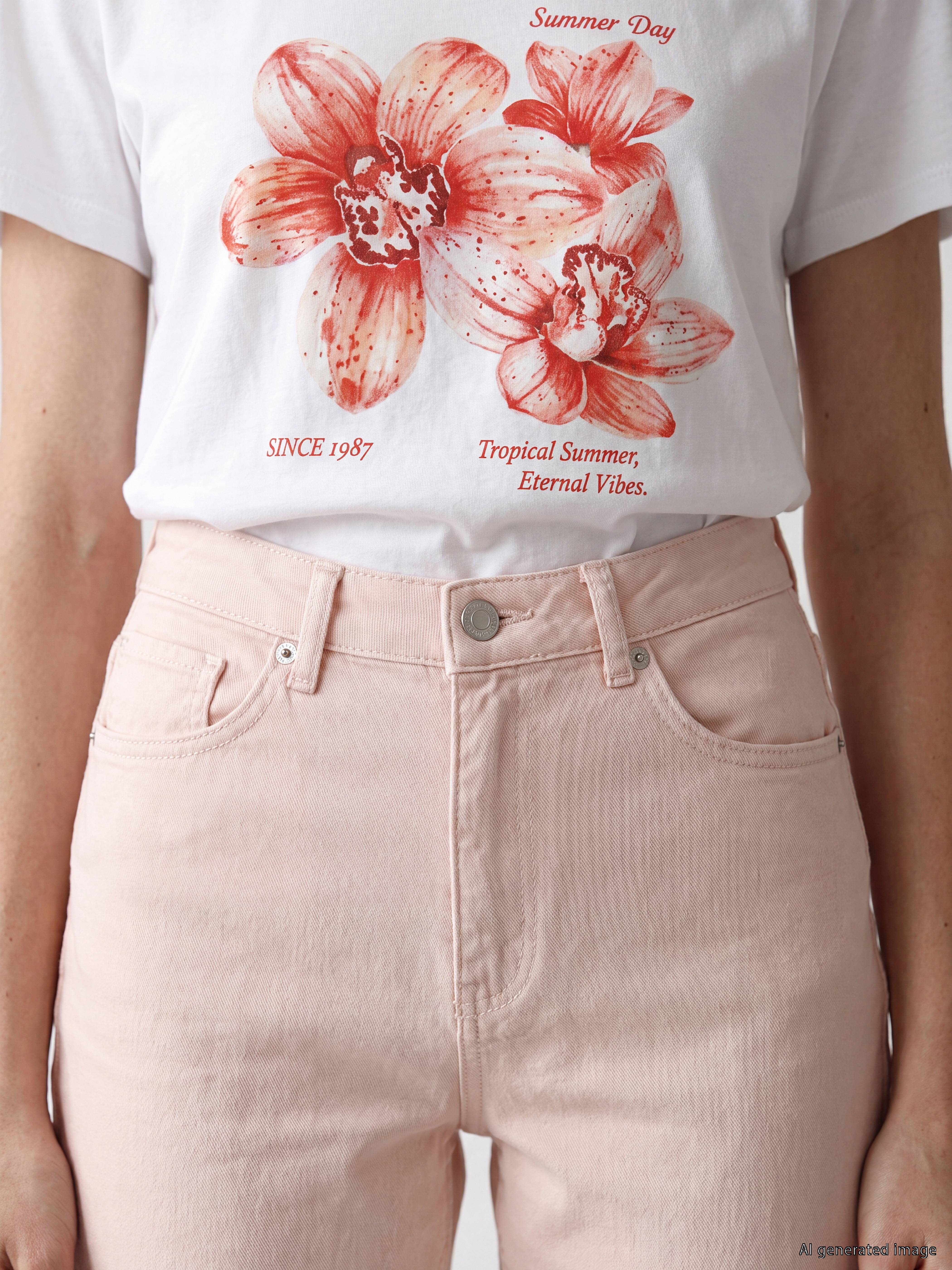 LCW Jeans Crop Flare Kadın Jean Pantolon görsel 3