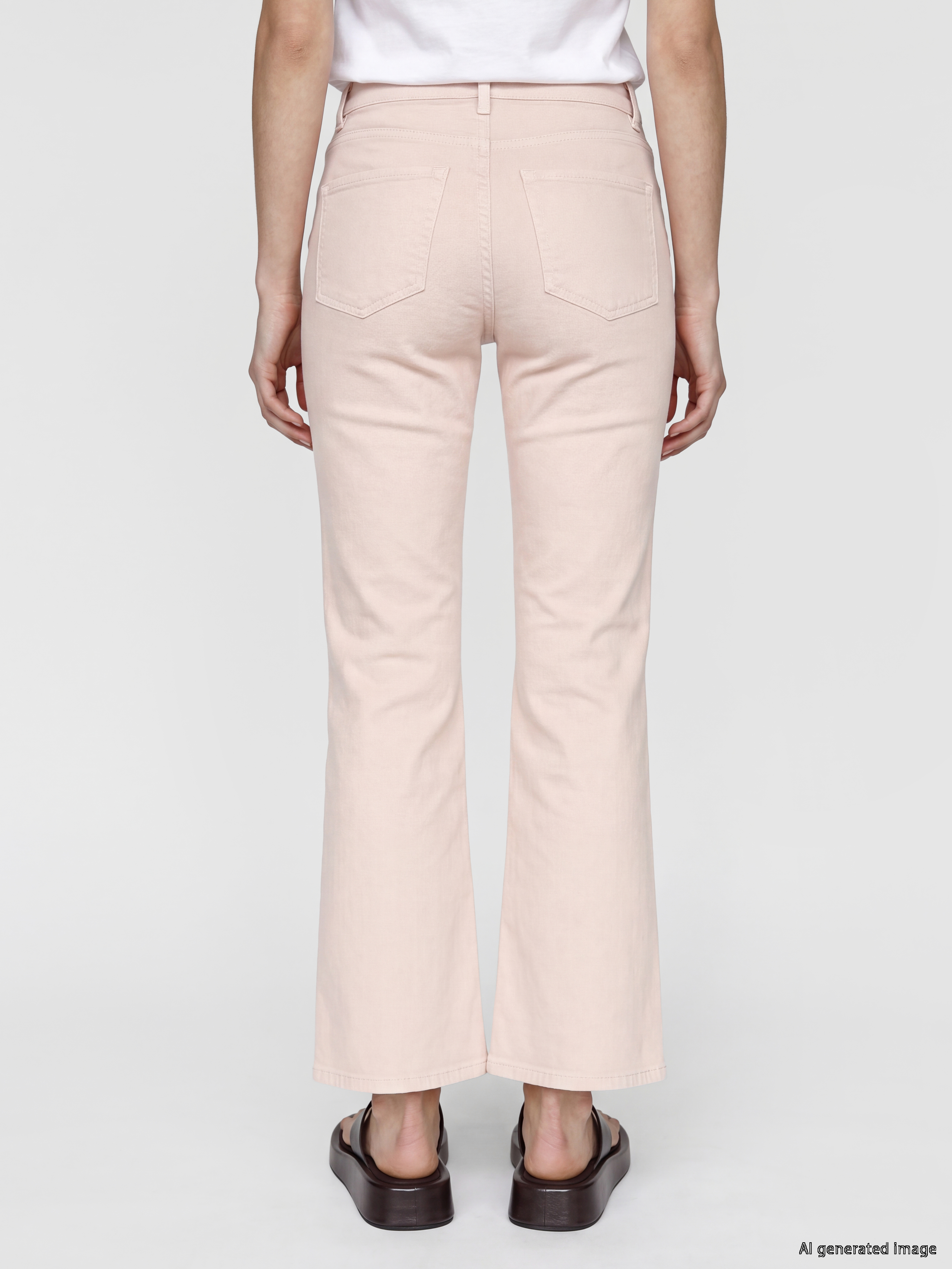 LCW Jeans Crop Flare Kadın Jean Pantolon görsel 4
