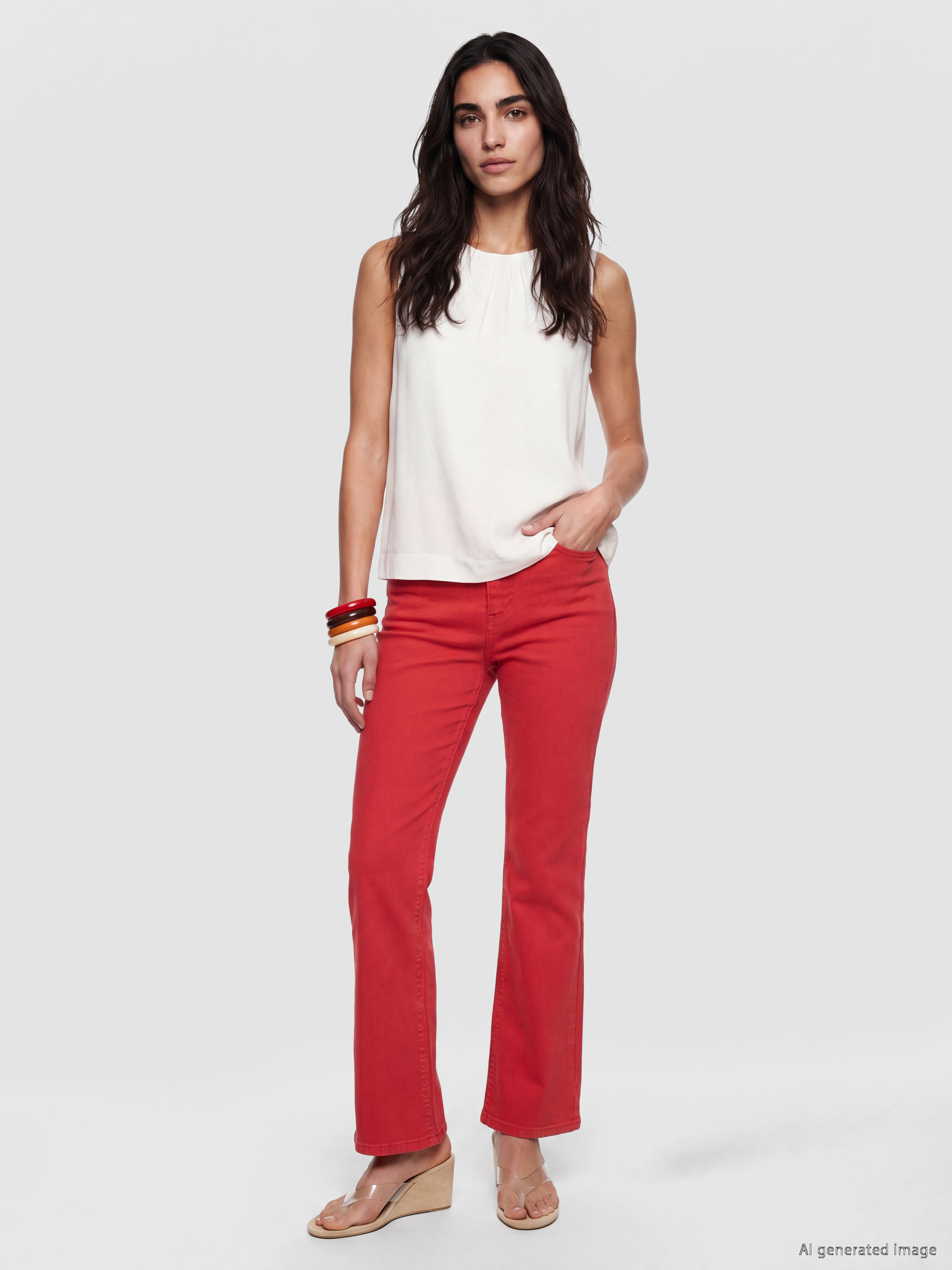 LCW Jeans Crop Flare Kadın Jean Pantolon