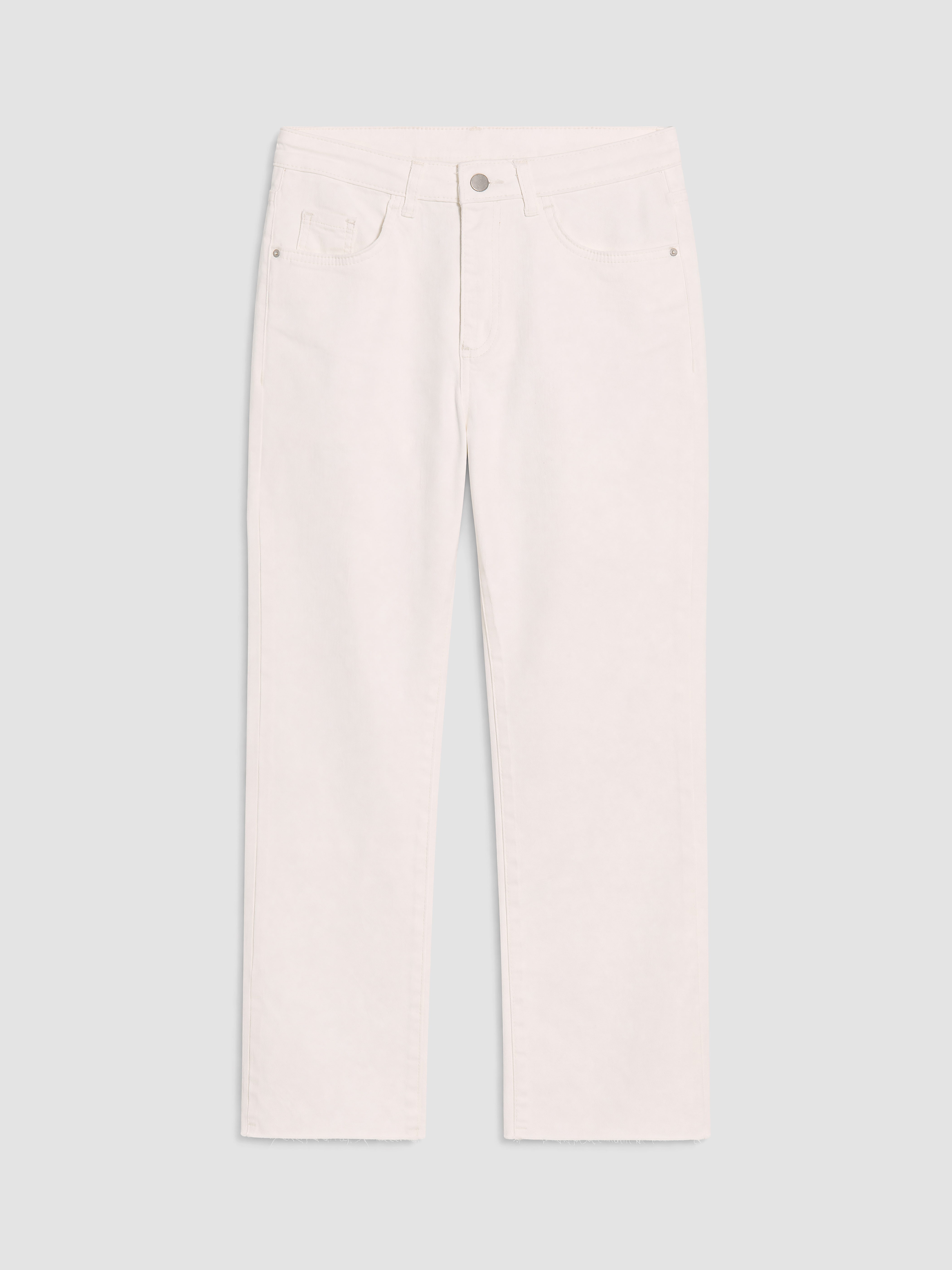 LCW Modest Yüksek Bel Crop Flare Kadın Jean Pantolon görsel 5