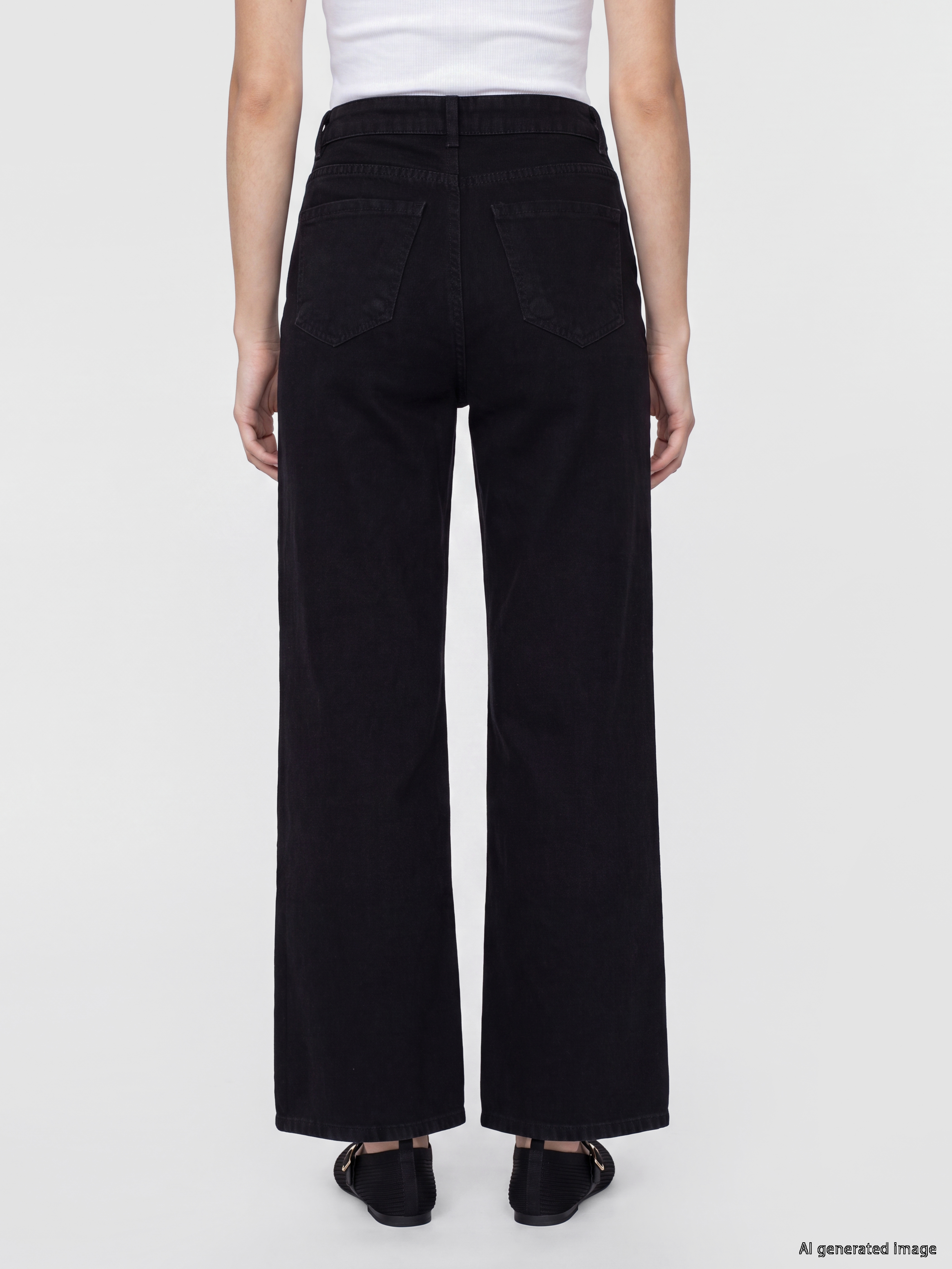 LCW Modest Baggy Fit Kadın Jean Pantolon görsel 4