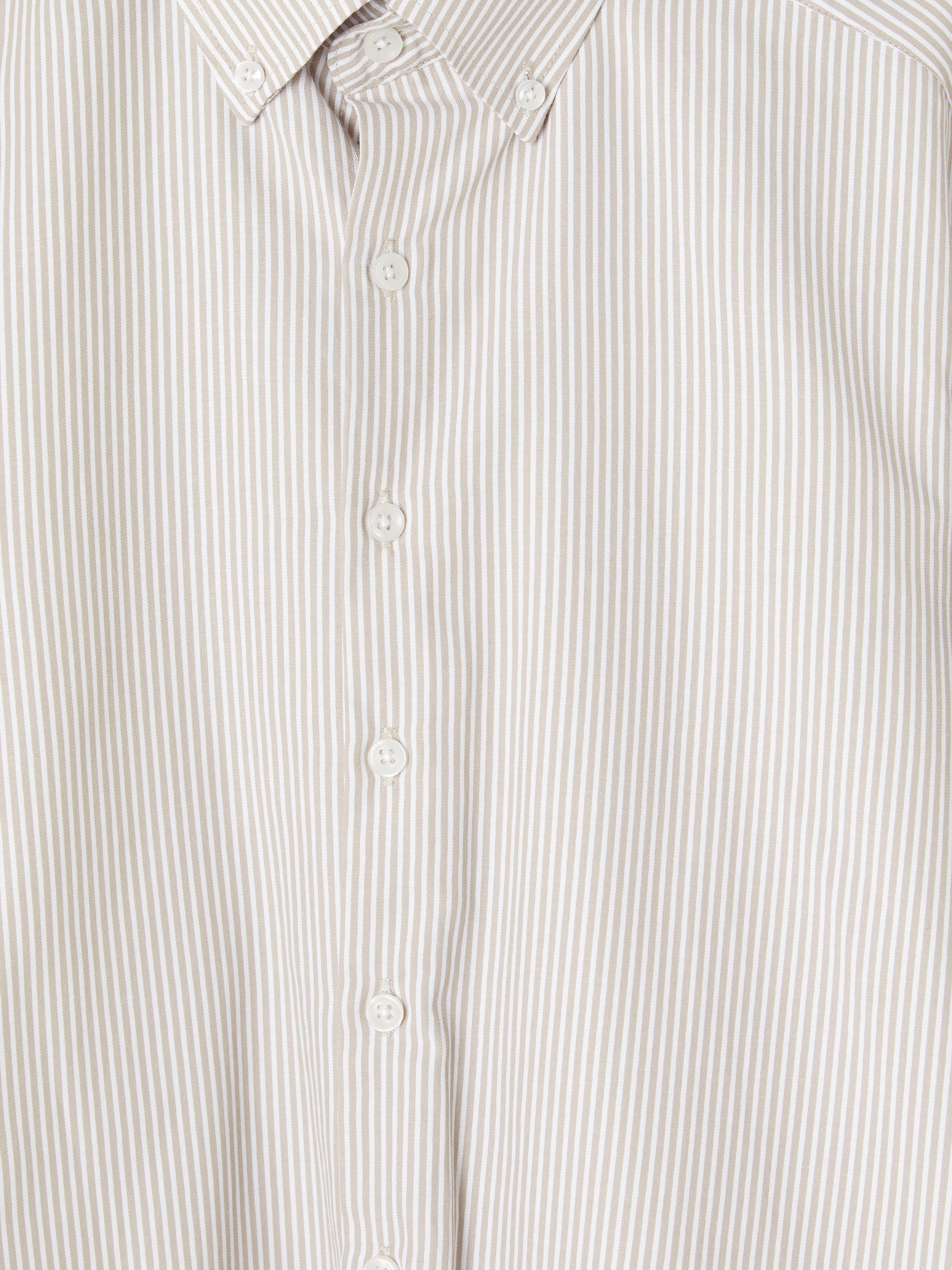 LCW BUSINESS Slim Fit Çizgili Armürlü Erkek Gömlek görsel 6