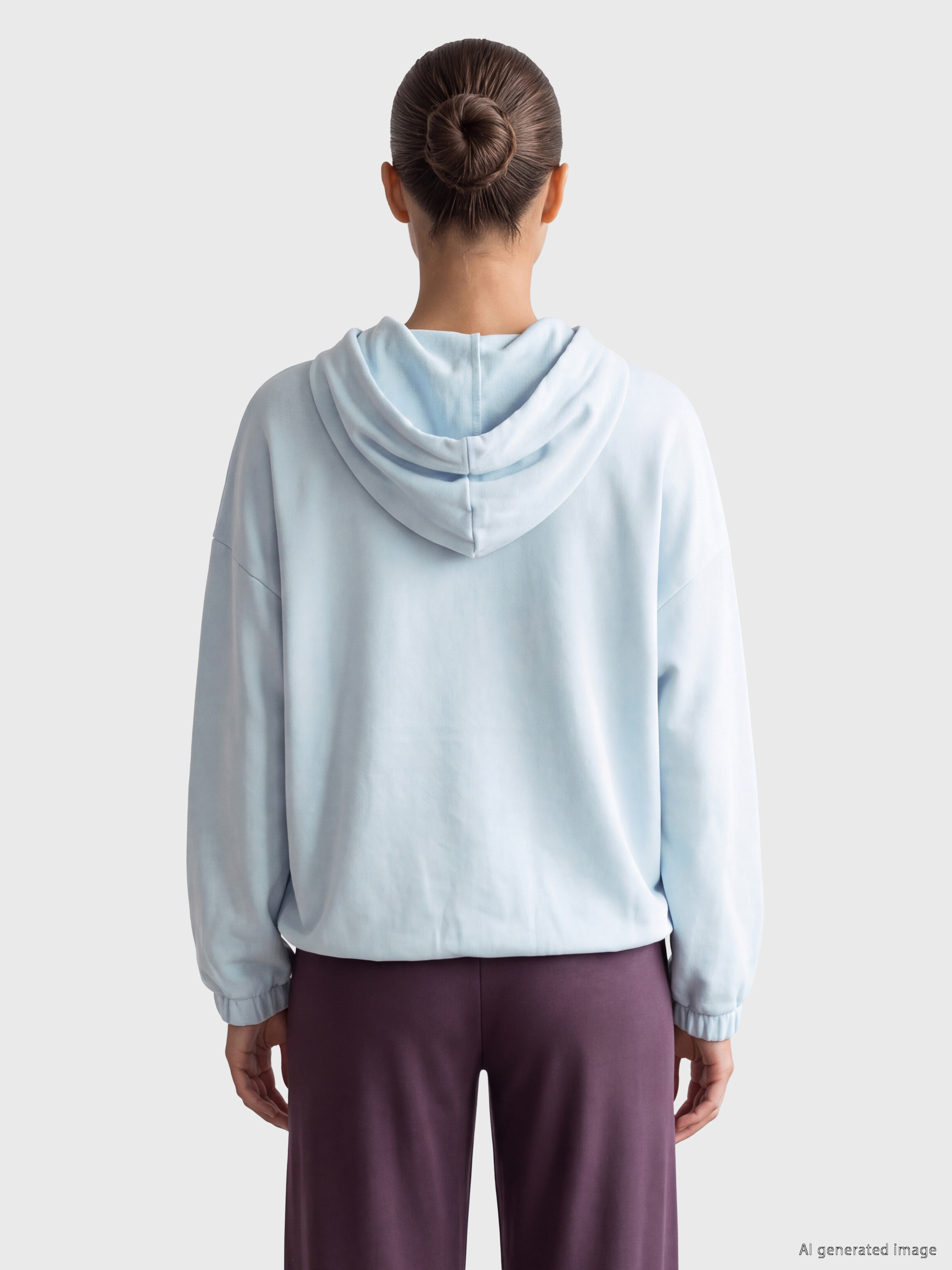 KOOR SPORT Kapüşonlu Soft Touch Kadın Fermuarlı Sweatshirt görsel 4