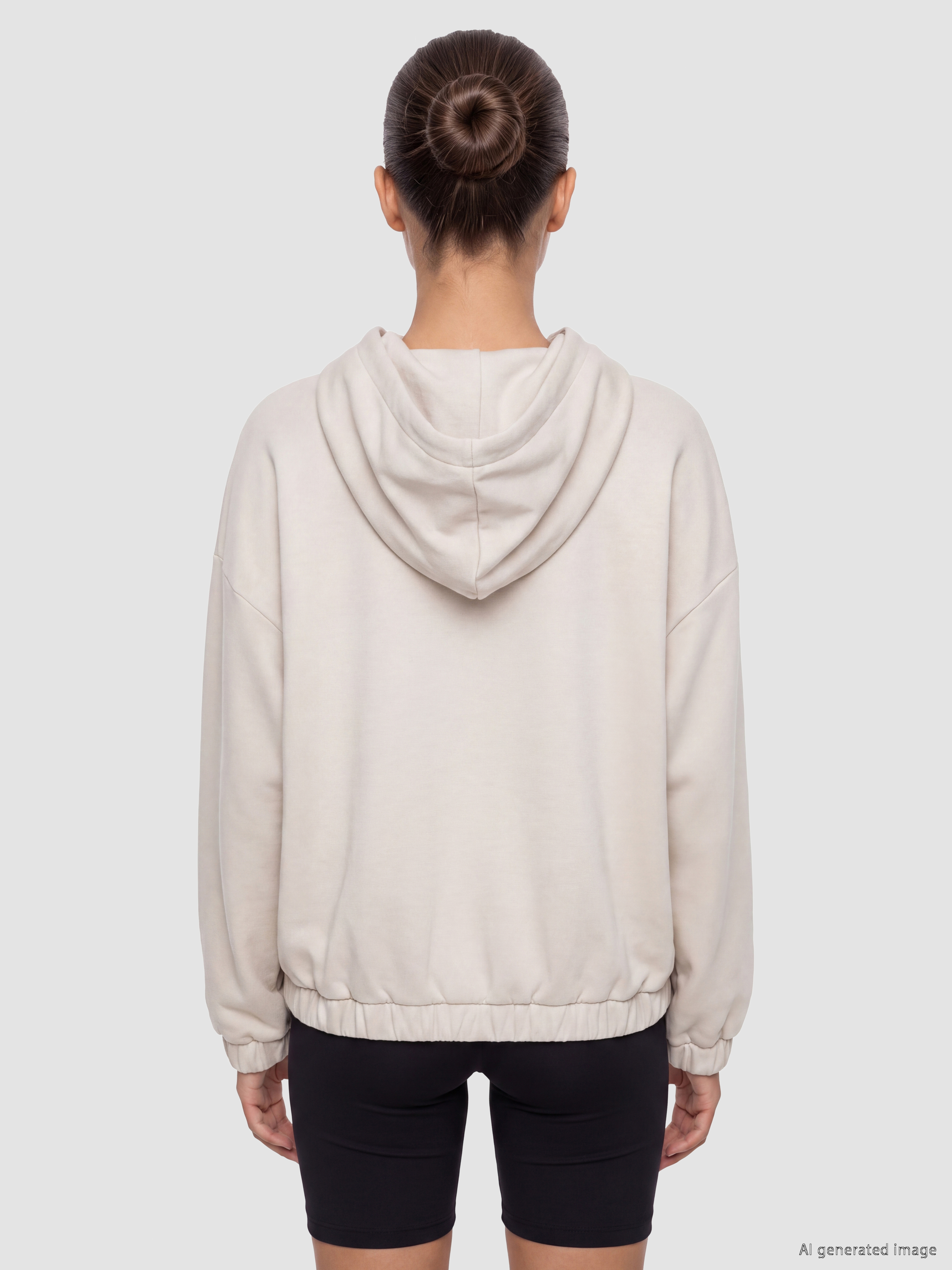 KOOR SPORT Kapüşonlu Soft Touch Kadın Fermuarlı Sweatshirt görsel 4