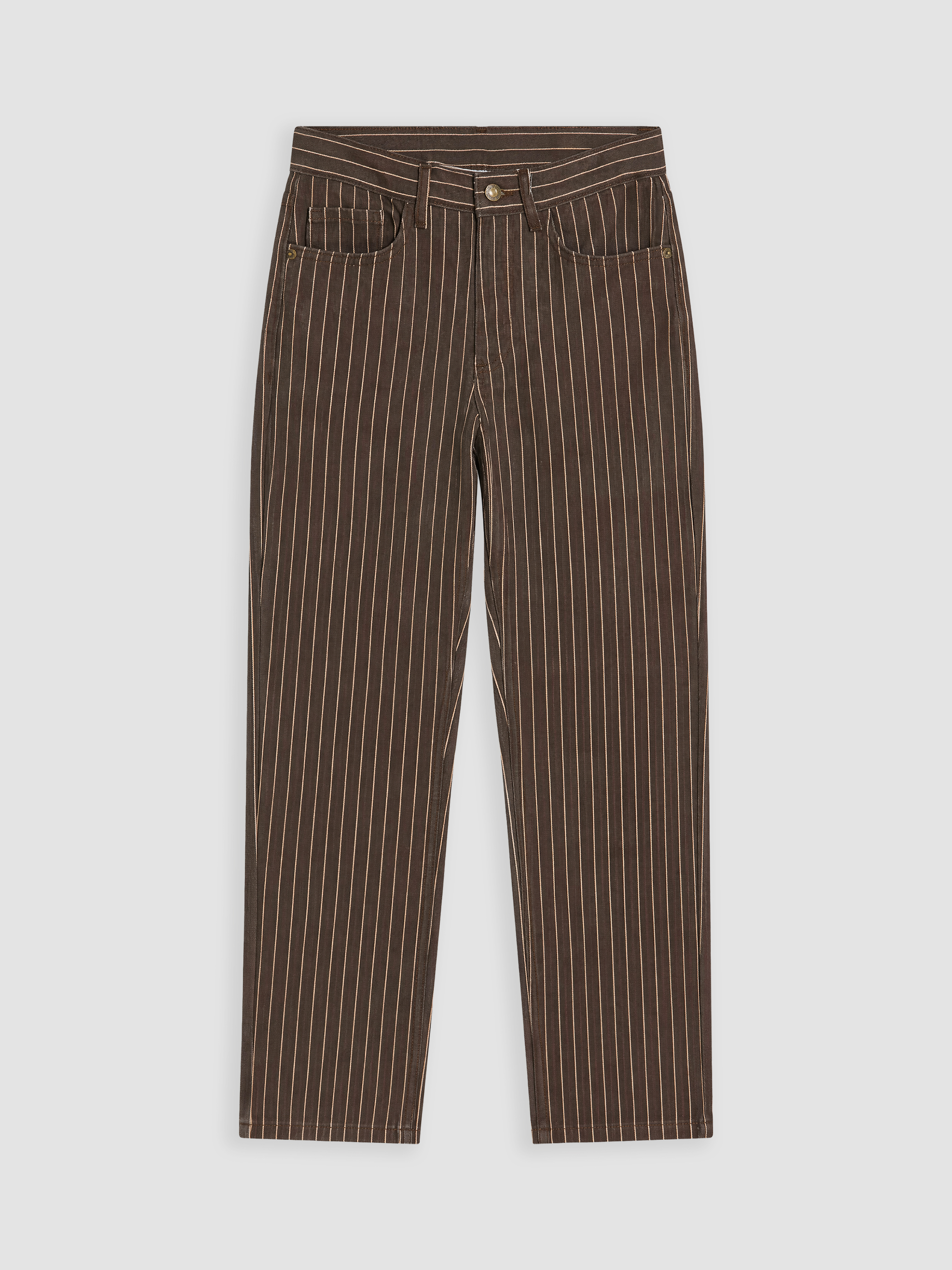 LCW Jeans Slim Fit Çizgili Kadın Jean Pantolon görsel 5